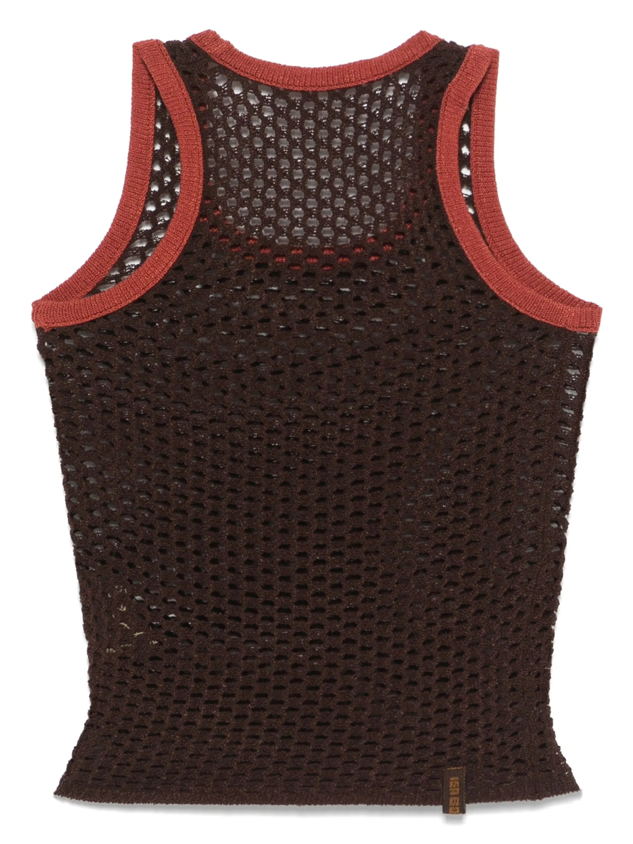 fishnet tank top