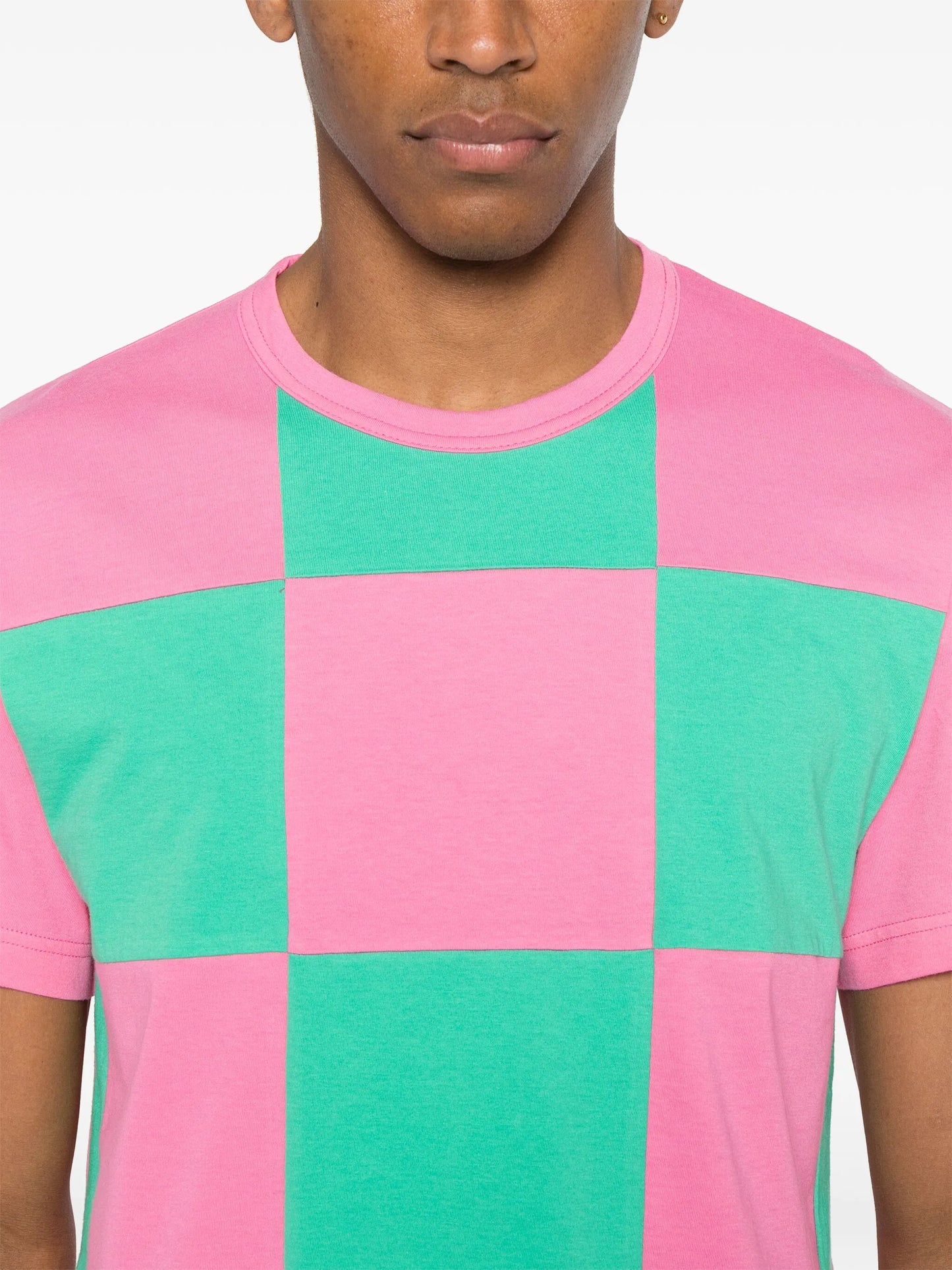 checked T-shirt