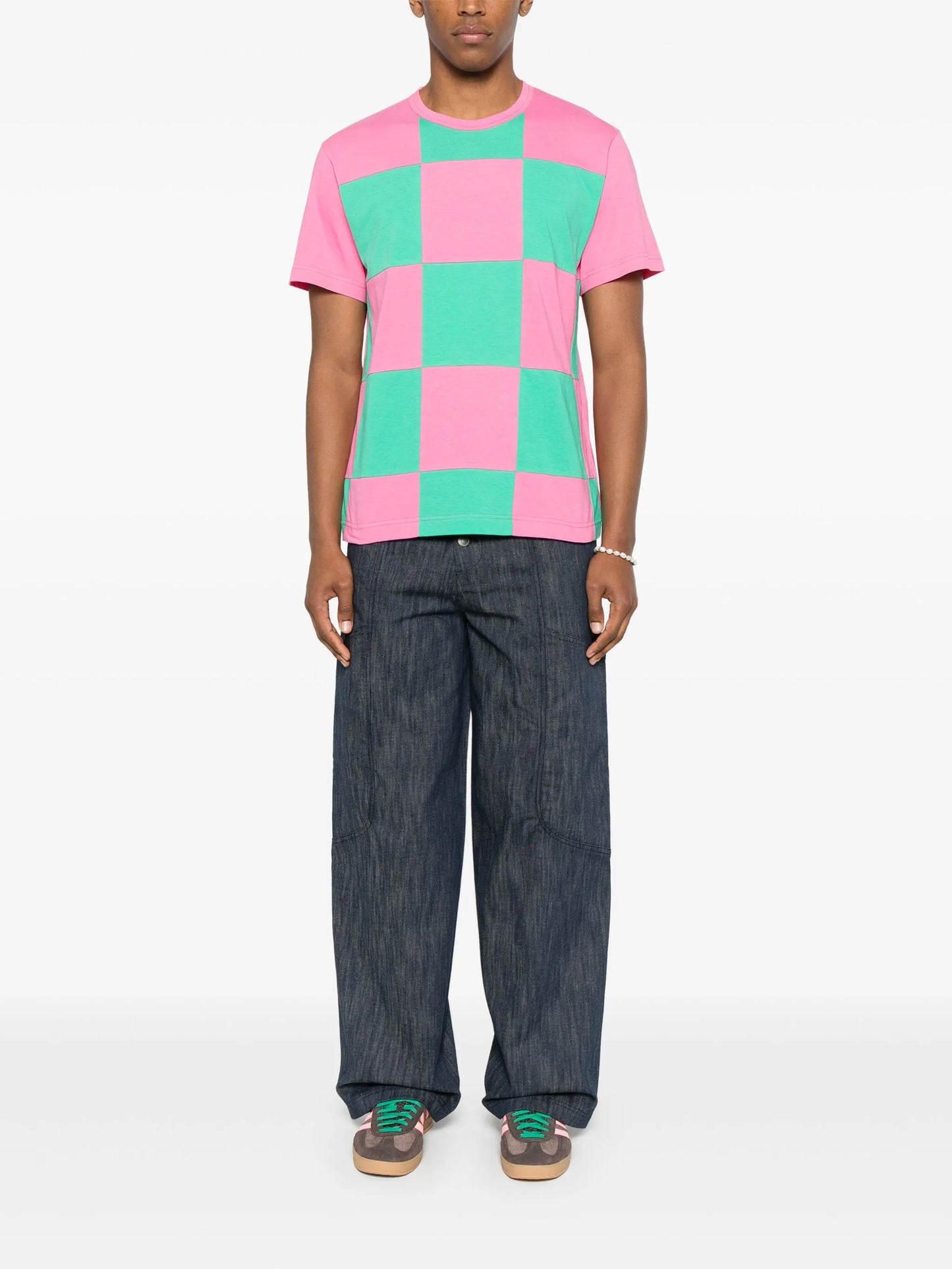 checked T-shirt