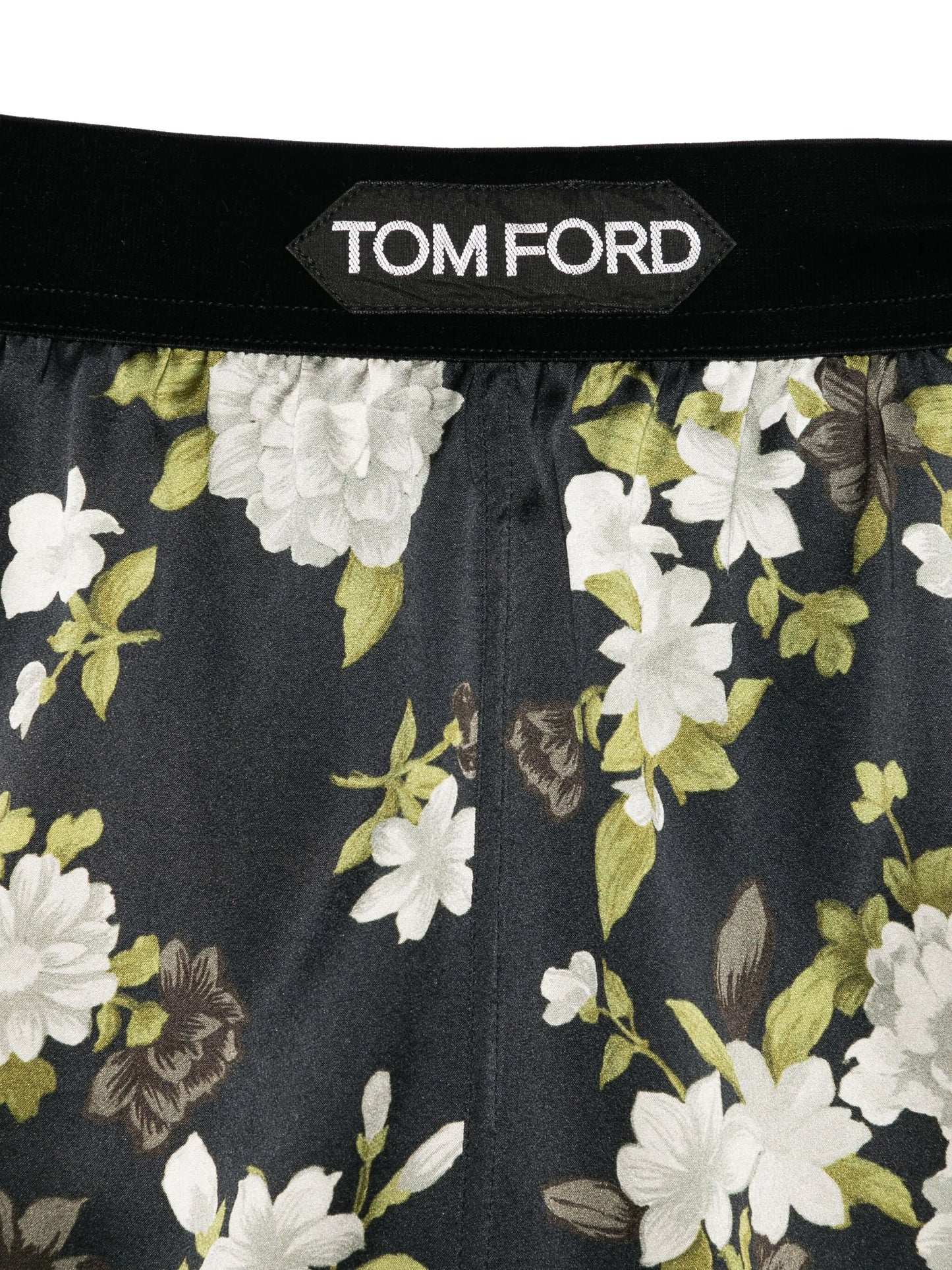 silk-blend pyjama shorts