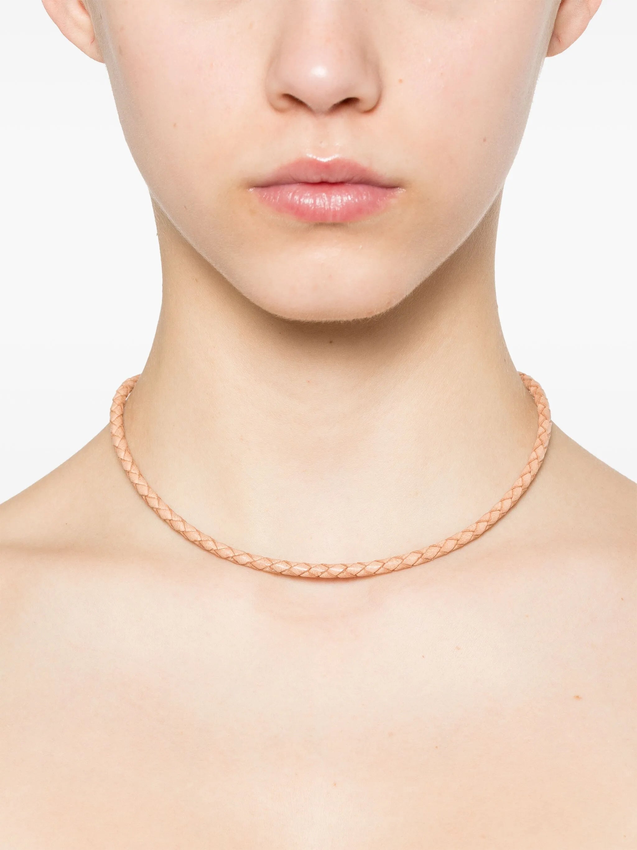 18K yellow gold Intreccia necklace