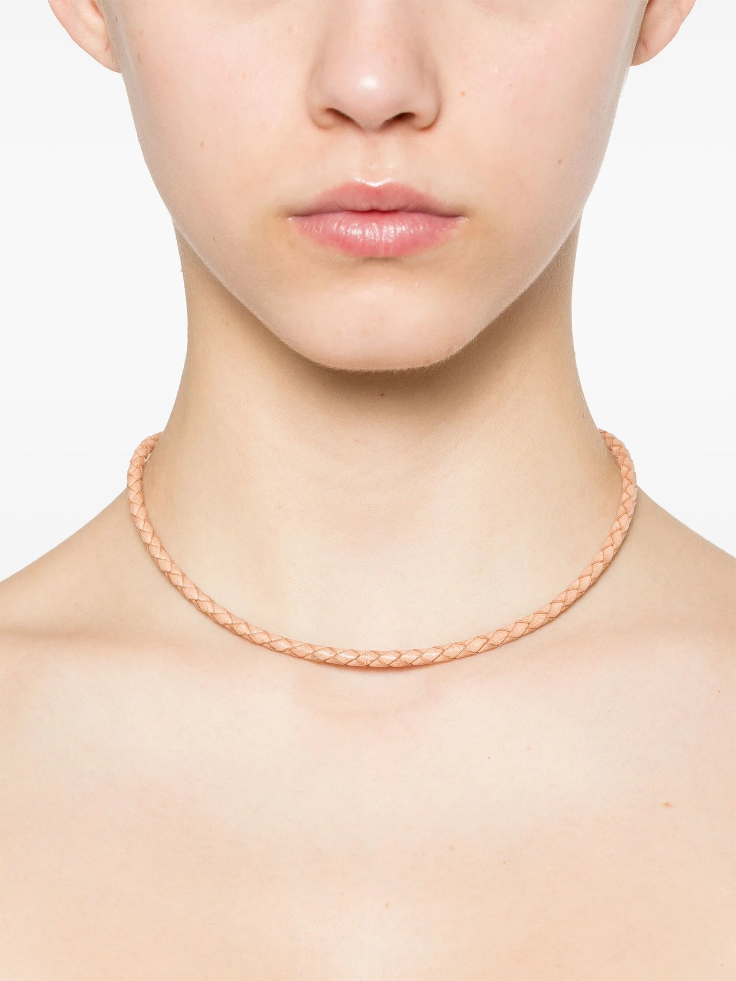 18K yellow gold Intreccia necklace