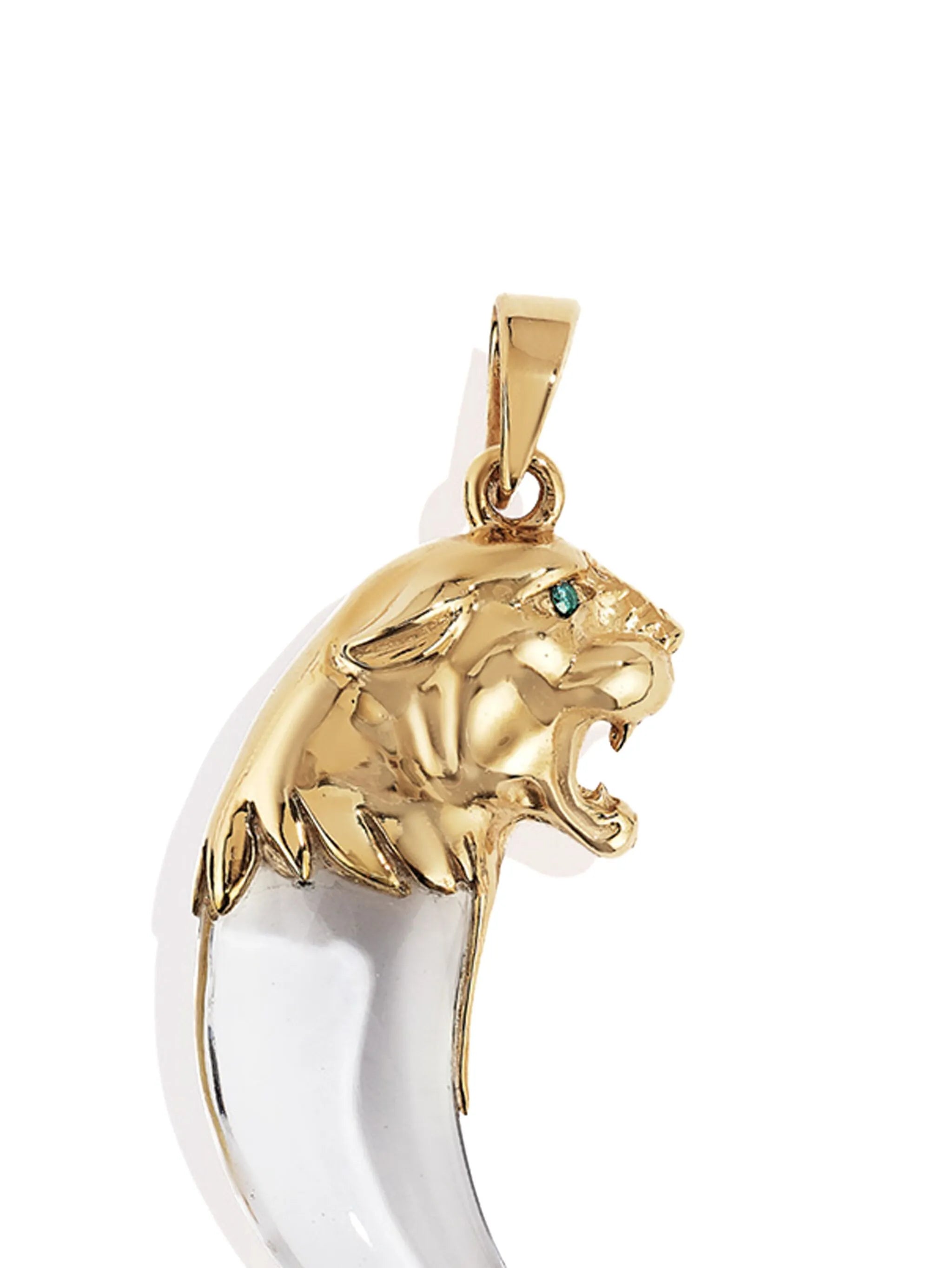 18kt yellow gold Giaguaro diamond pendant