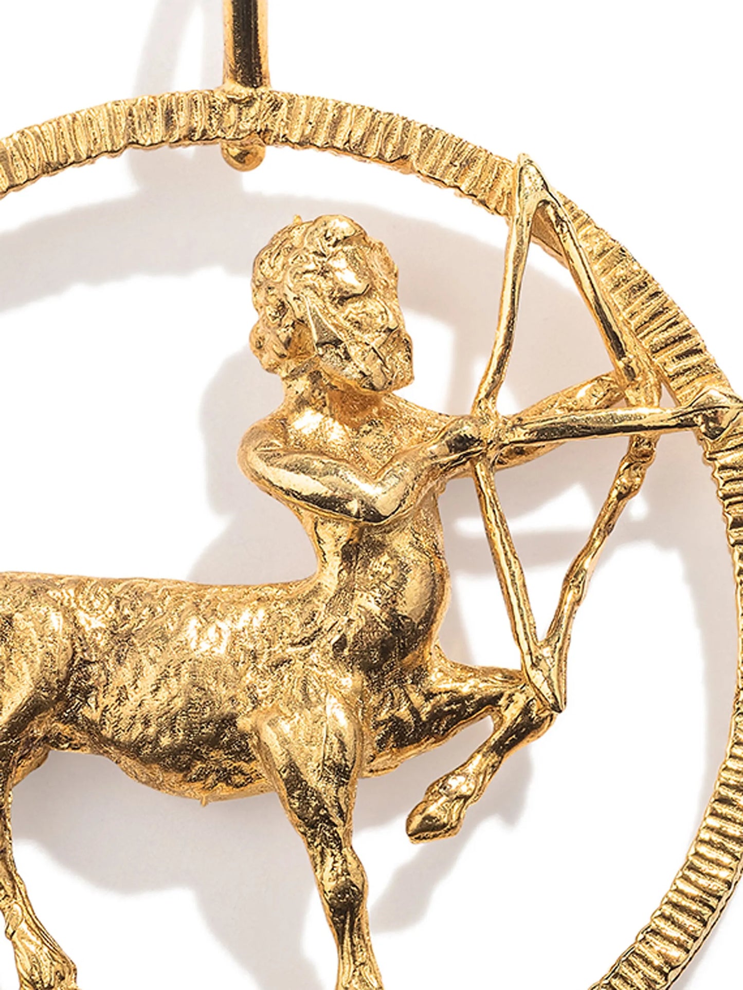 18kt yellow gold Sagittarius pendant