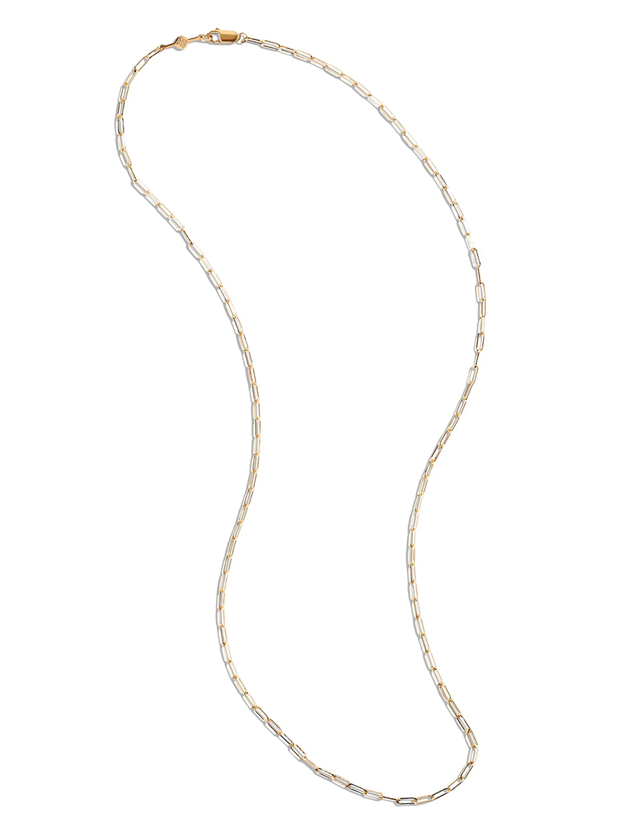 18kt yellow gold Libero chain necklace