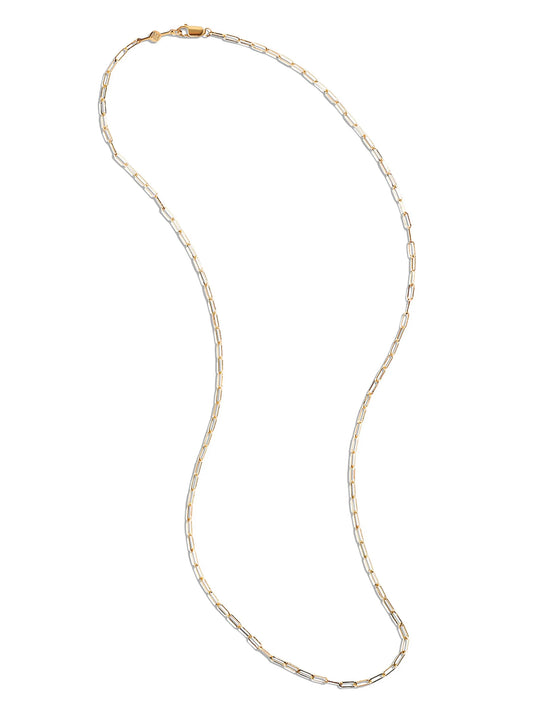 18kt yellow gold Libero chain necklace