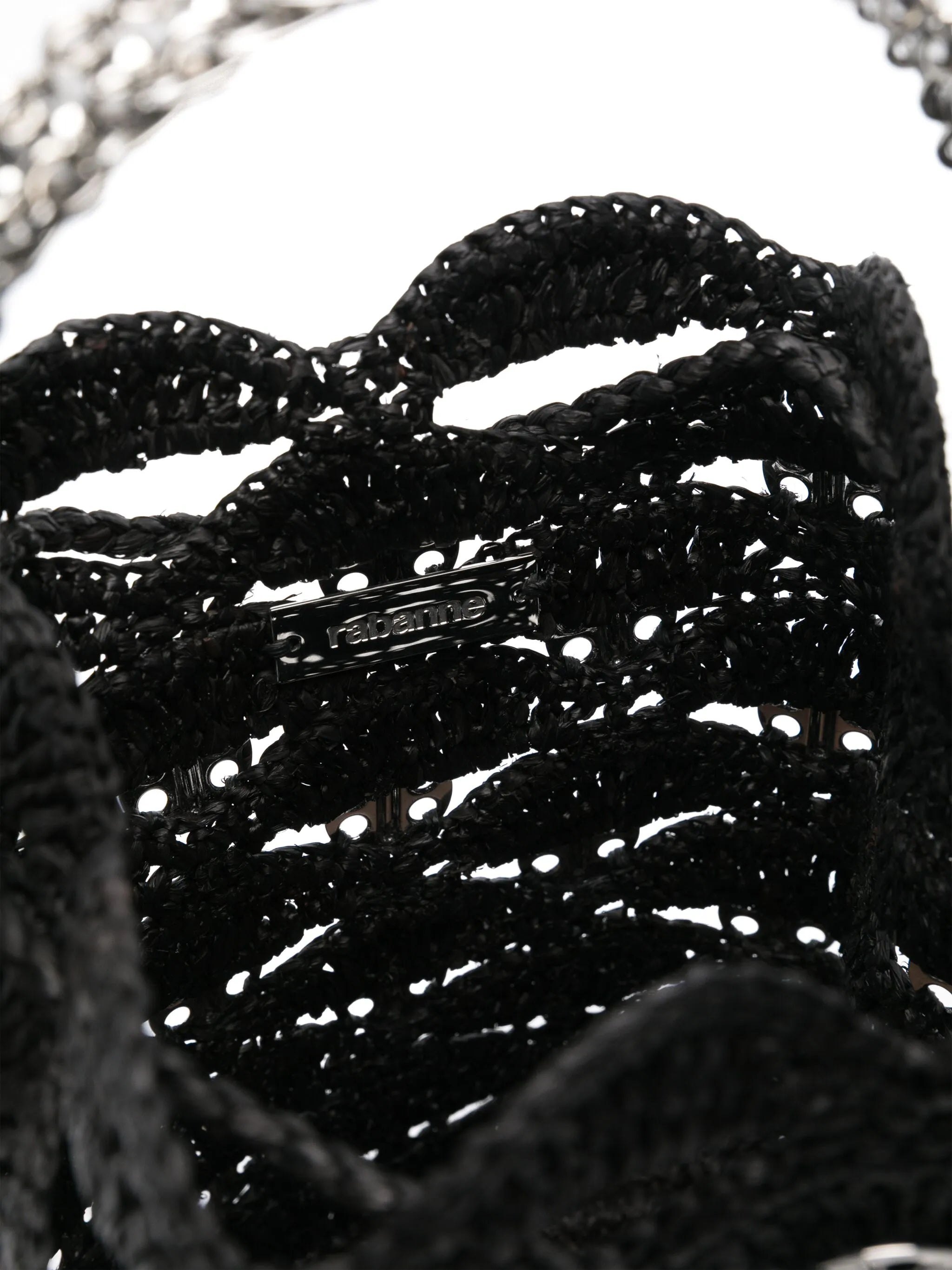 raffia bucket bag