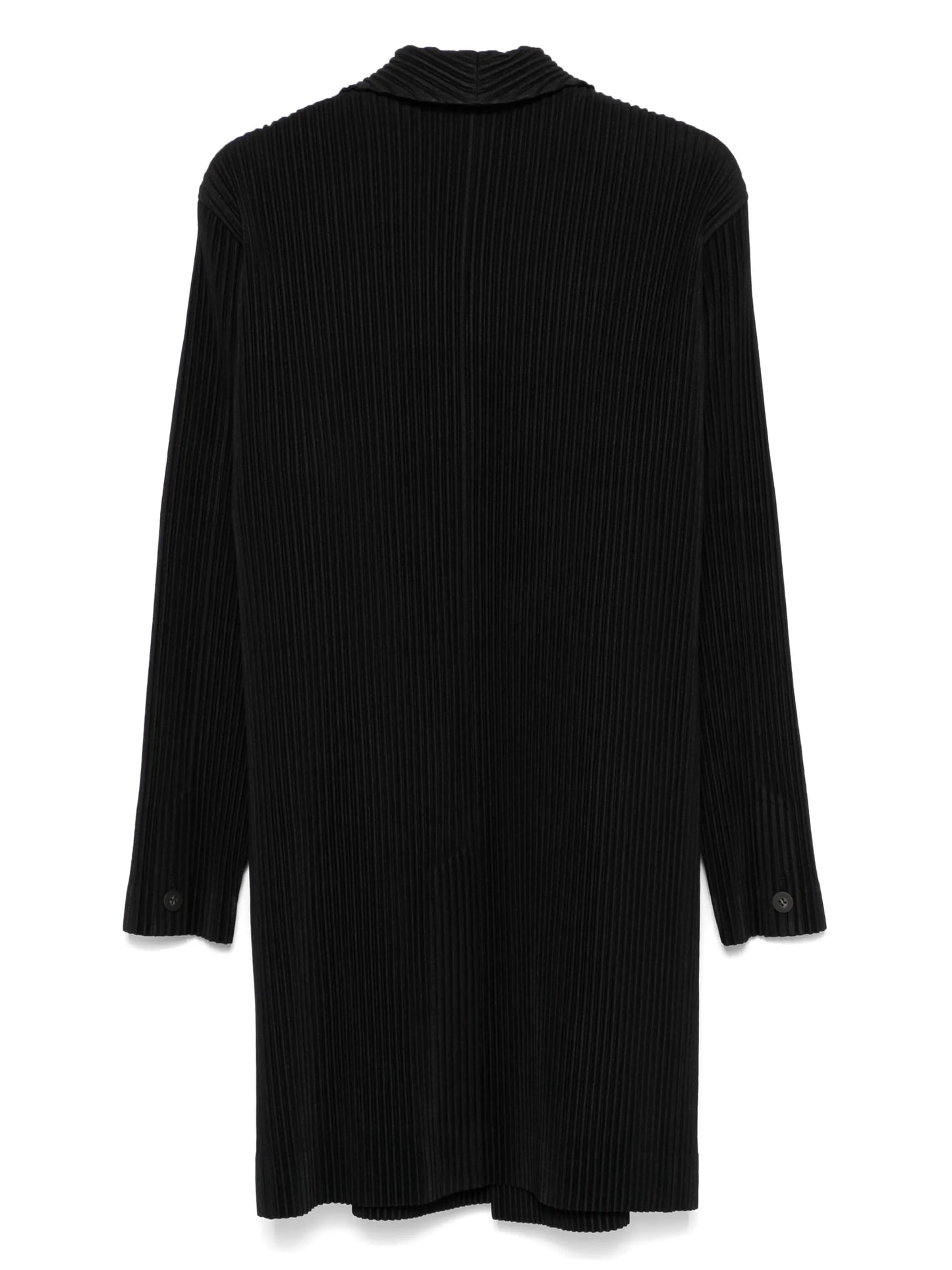 plissé blazer