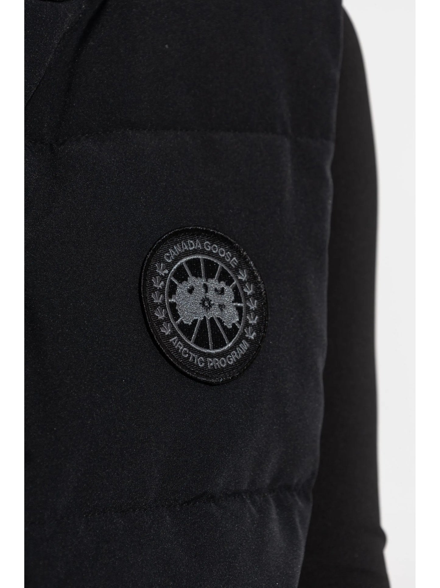 Grandview quilted logo-patch gilet