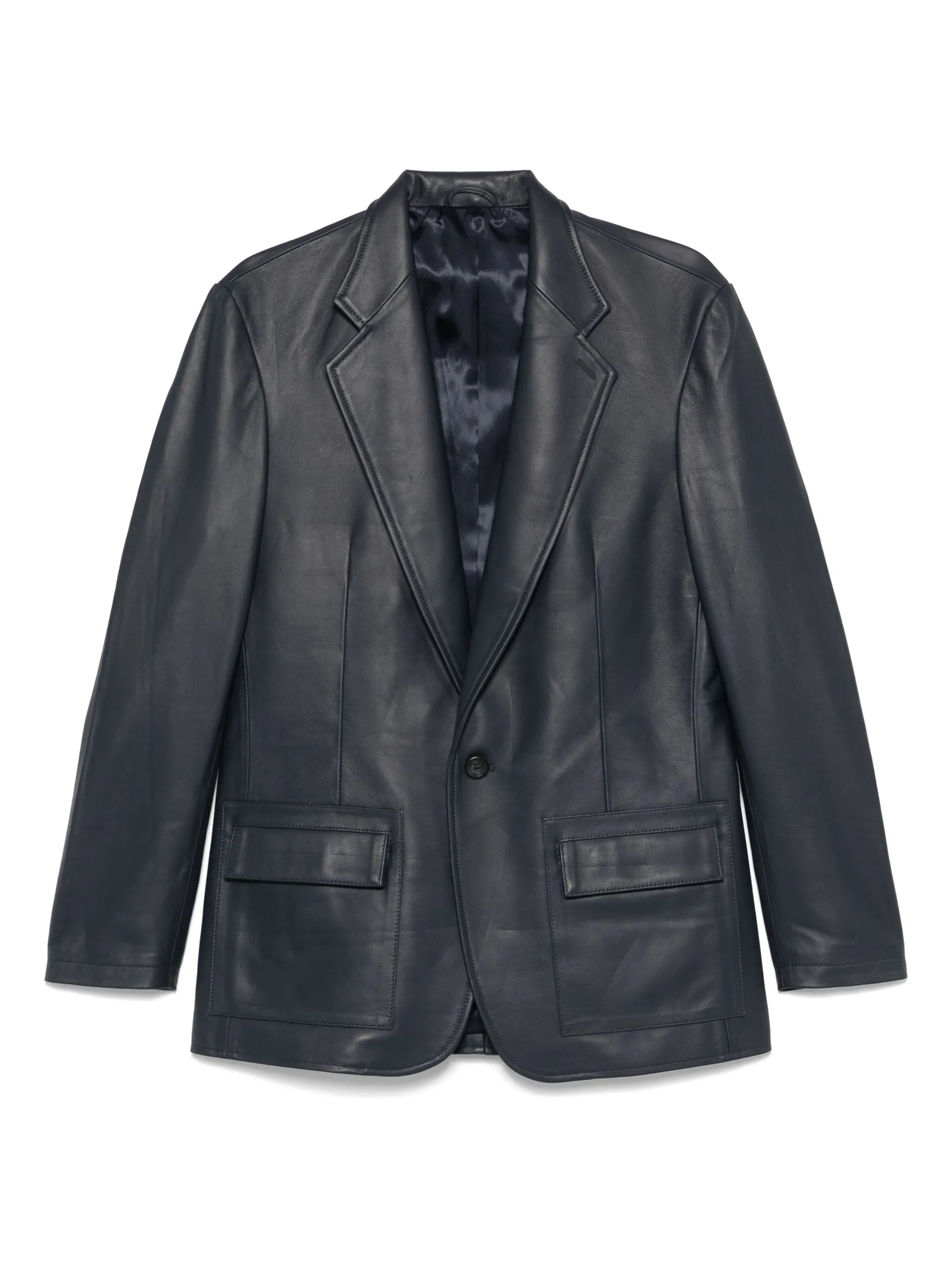 leather blazer