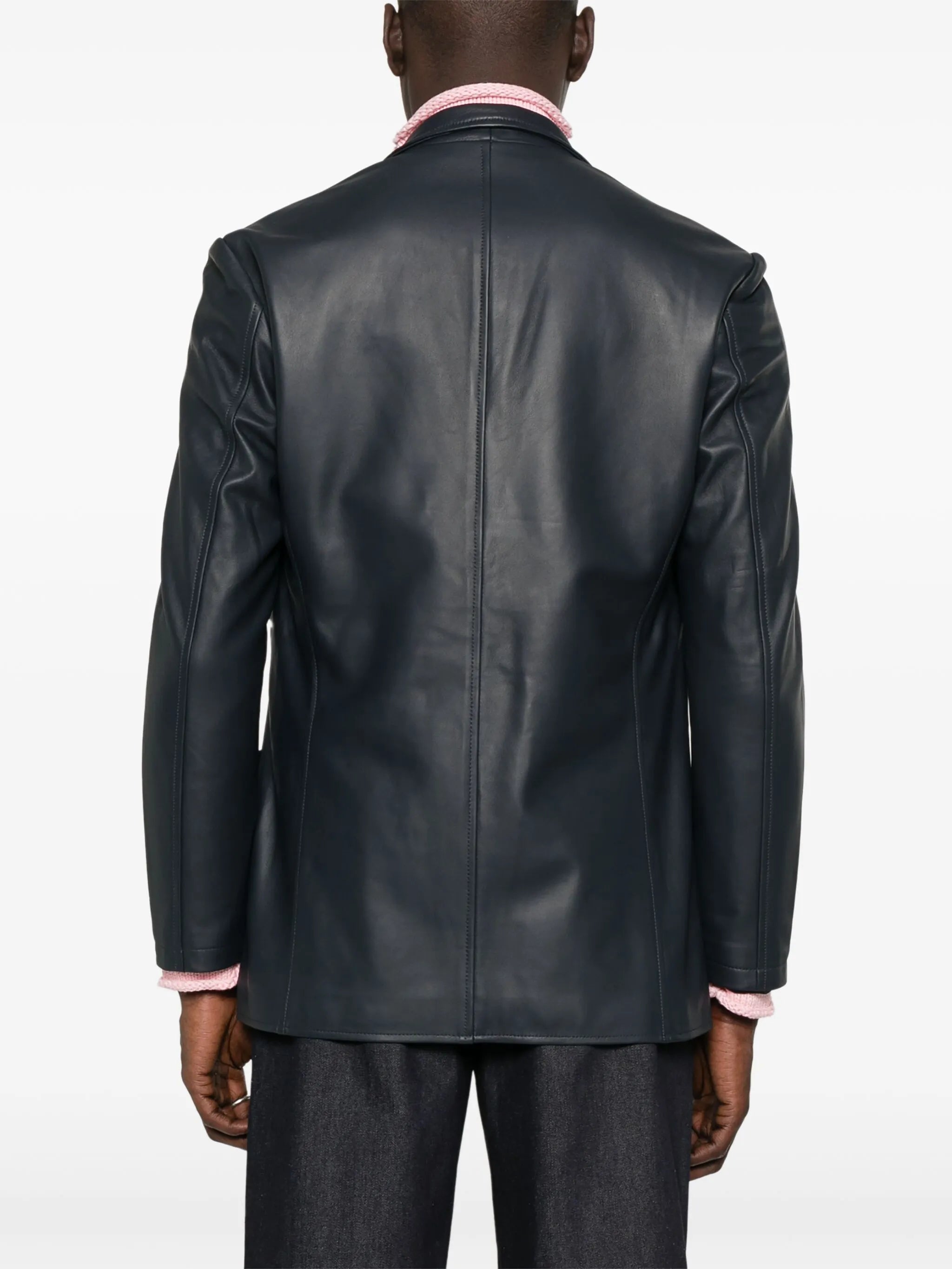 leather blazer