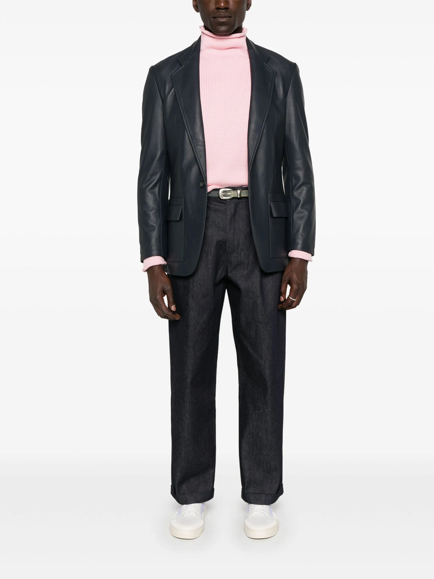 leather blazer