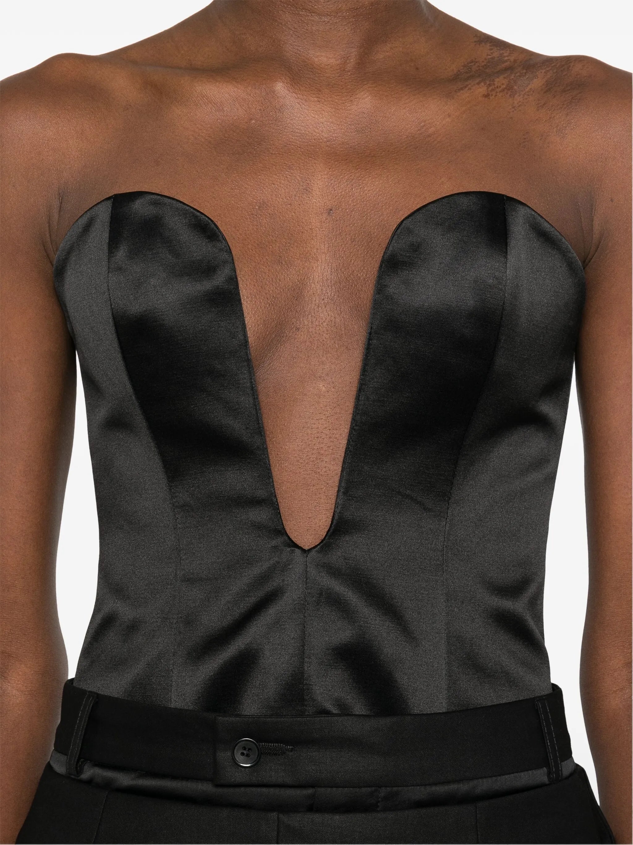 X Gieves & Hawkes Onassis corset top
