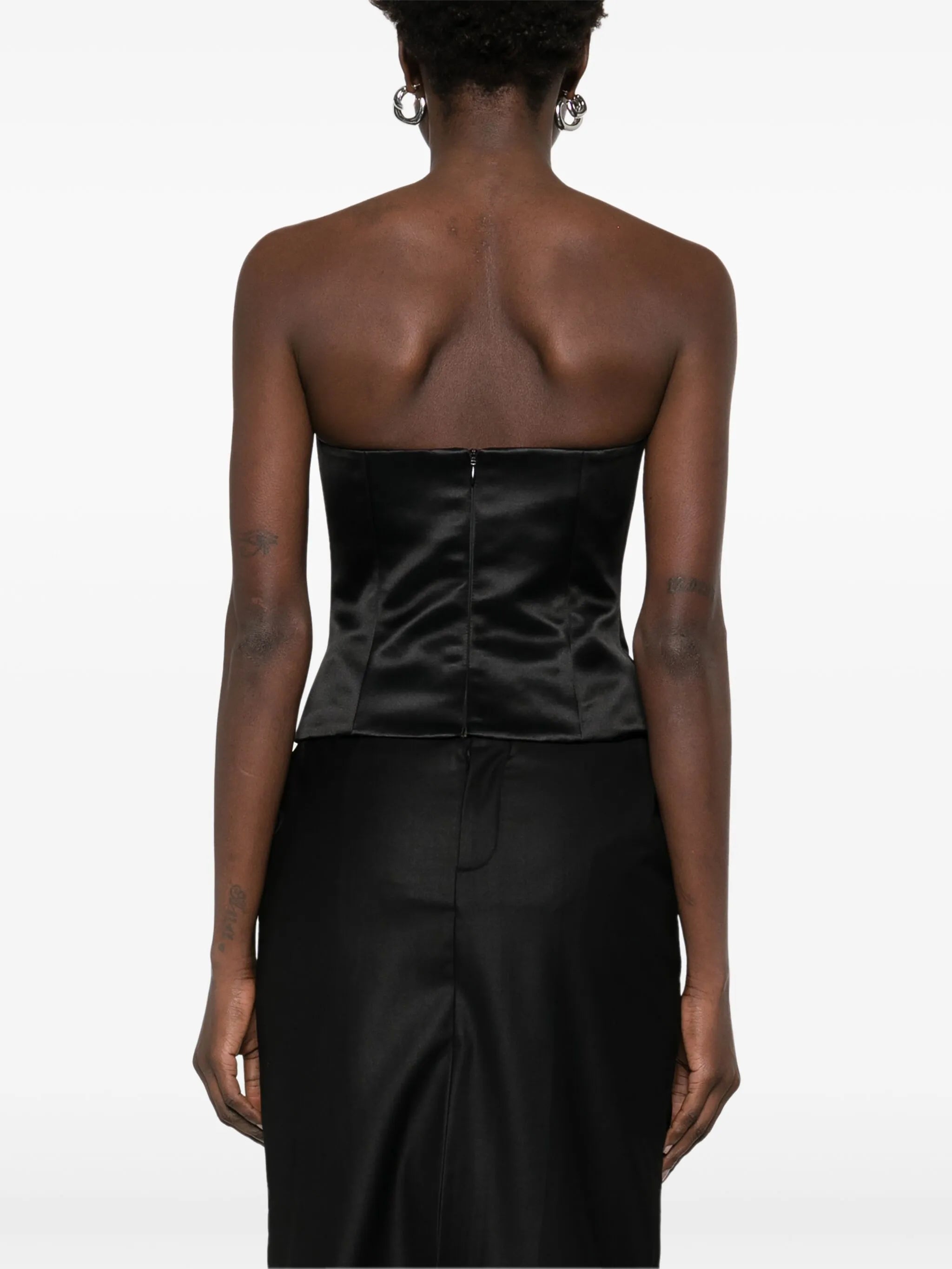 X Gieves & Hawkes Onassis corset top