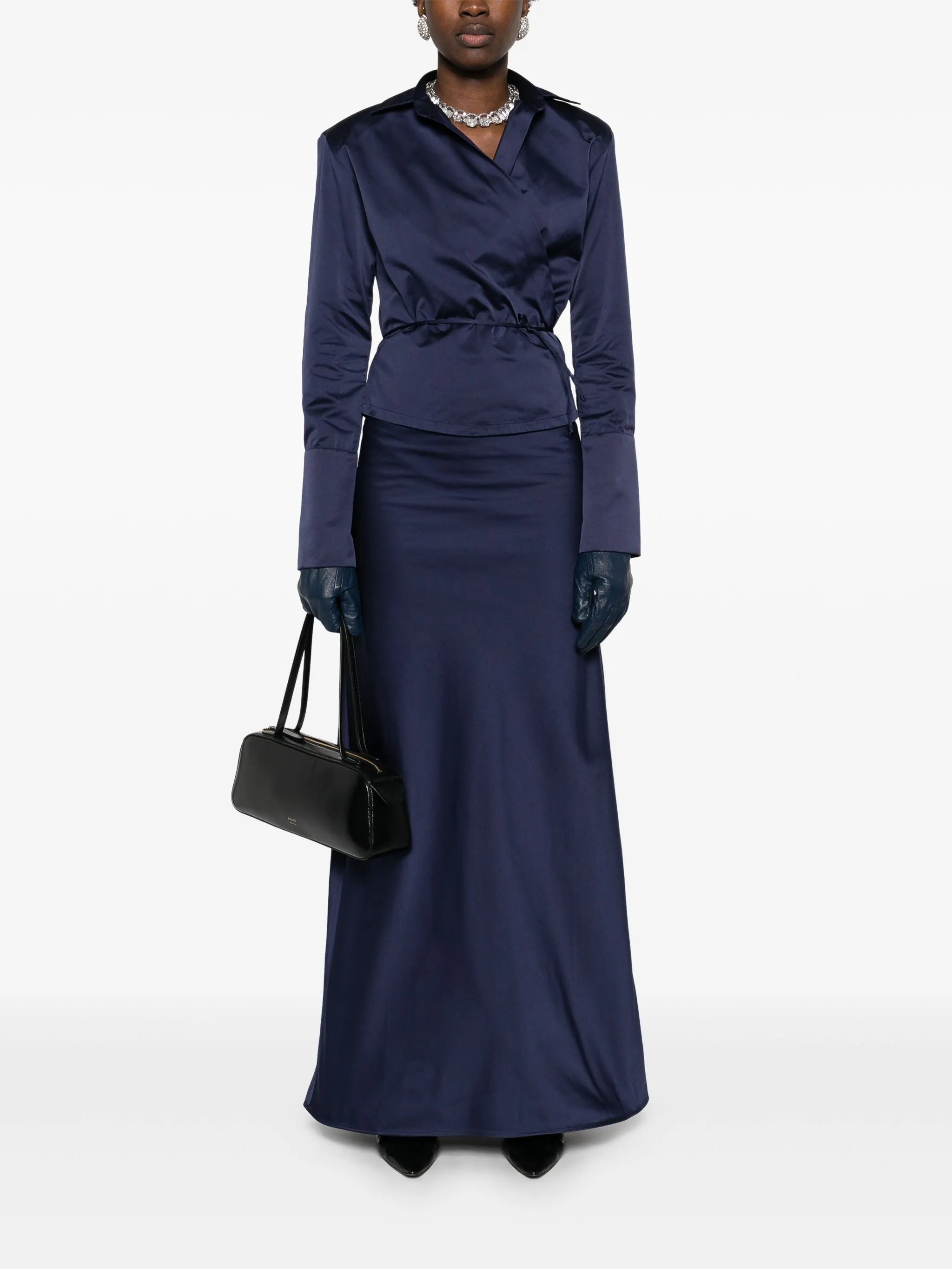 x Gieves & Hawkes Belmont maxi skirt