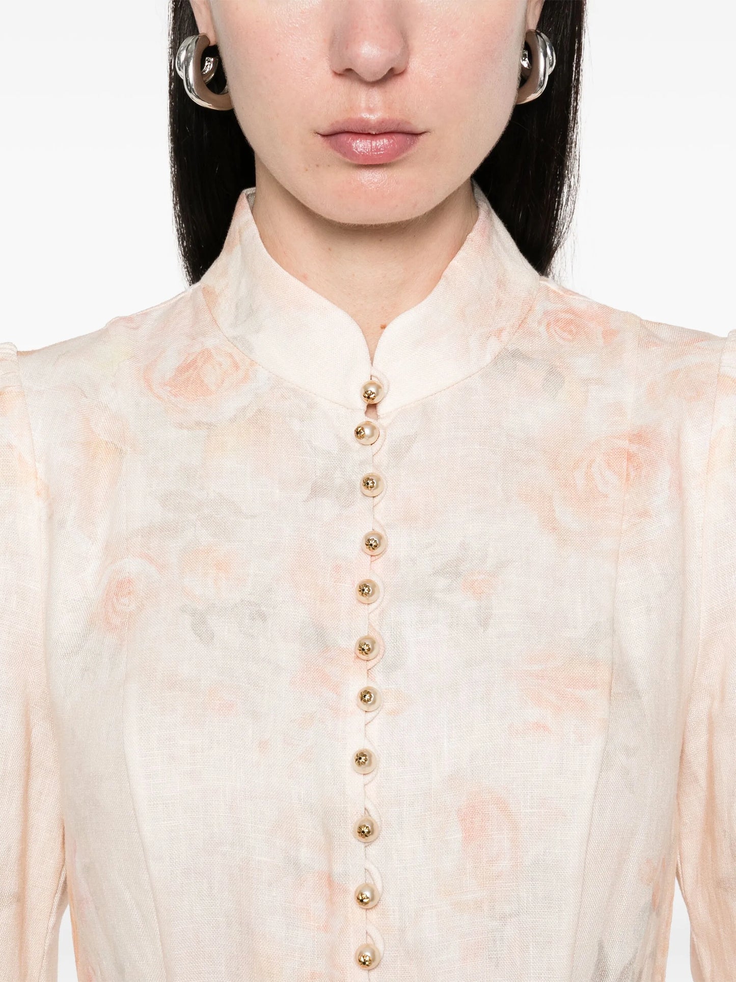 Crushed midi dress
