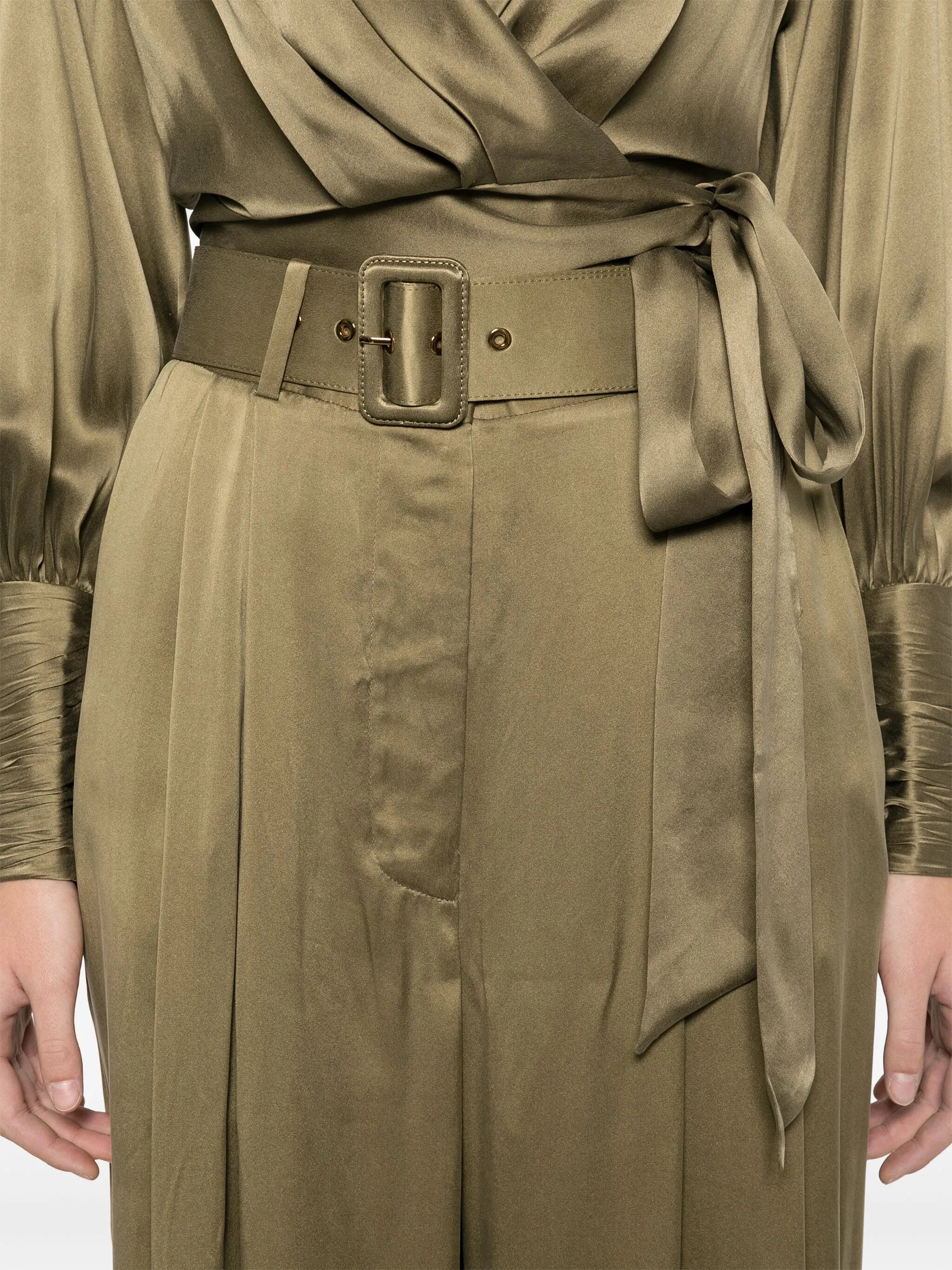 silk wide-leg trousers