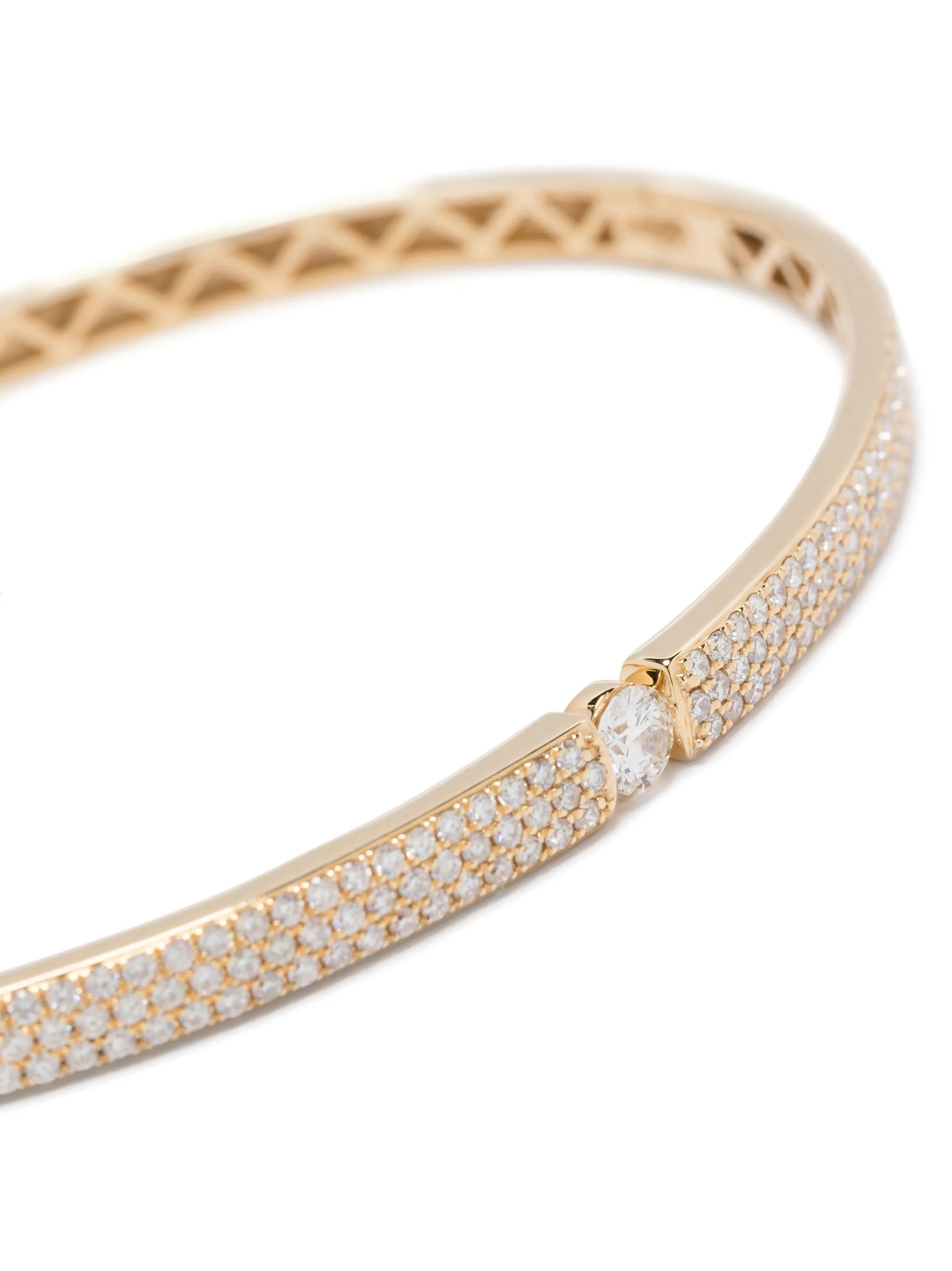 18kt yellow gold Zeus diamond bracelet