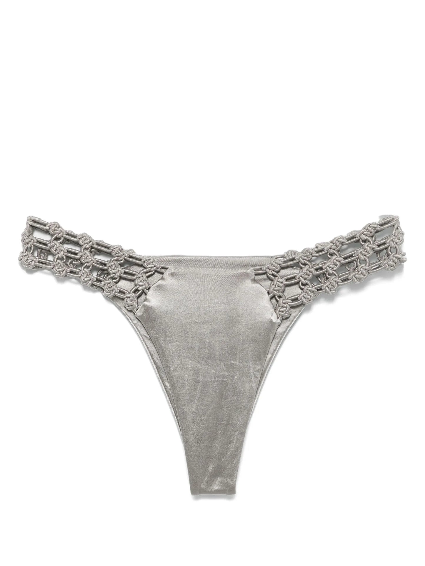 floral-macrame bikini bottoms