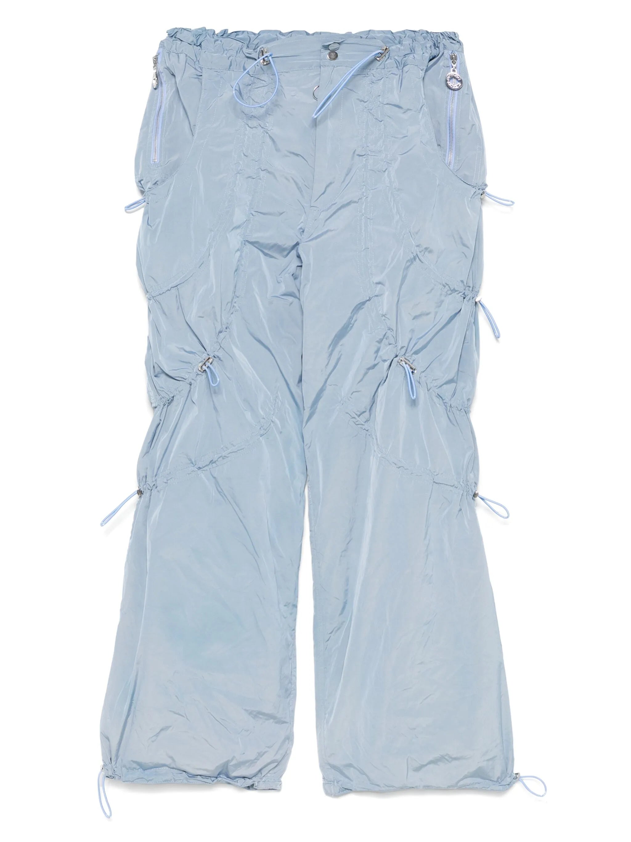 drawstring-detail trousers