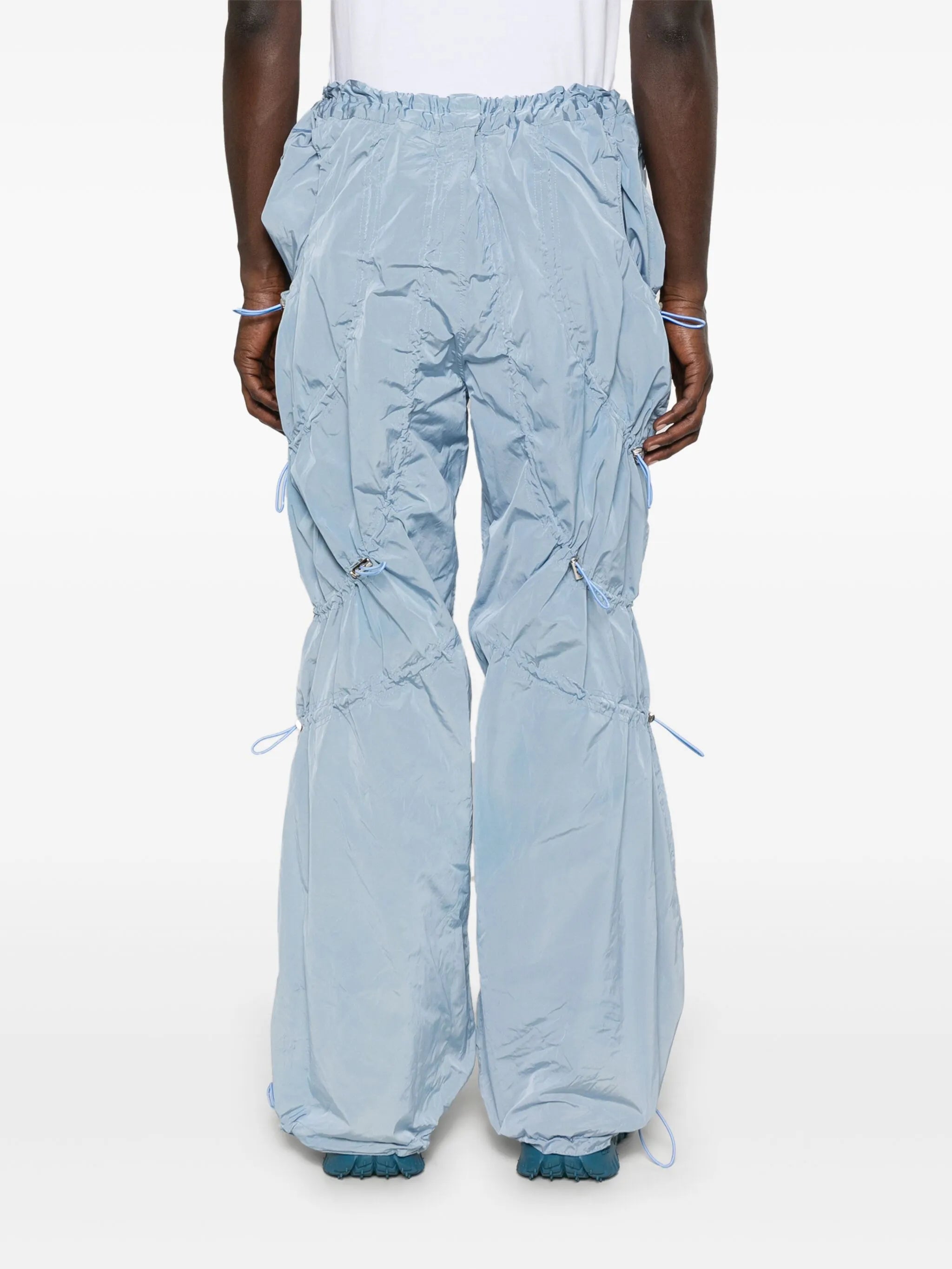 drawstring-detail trousers