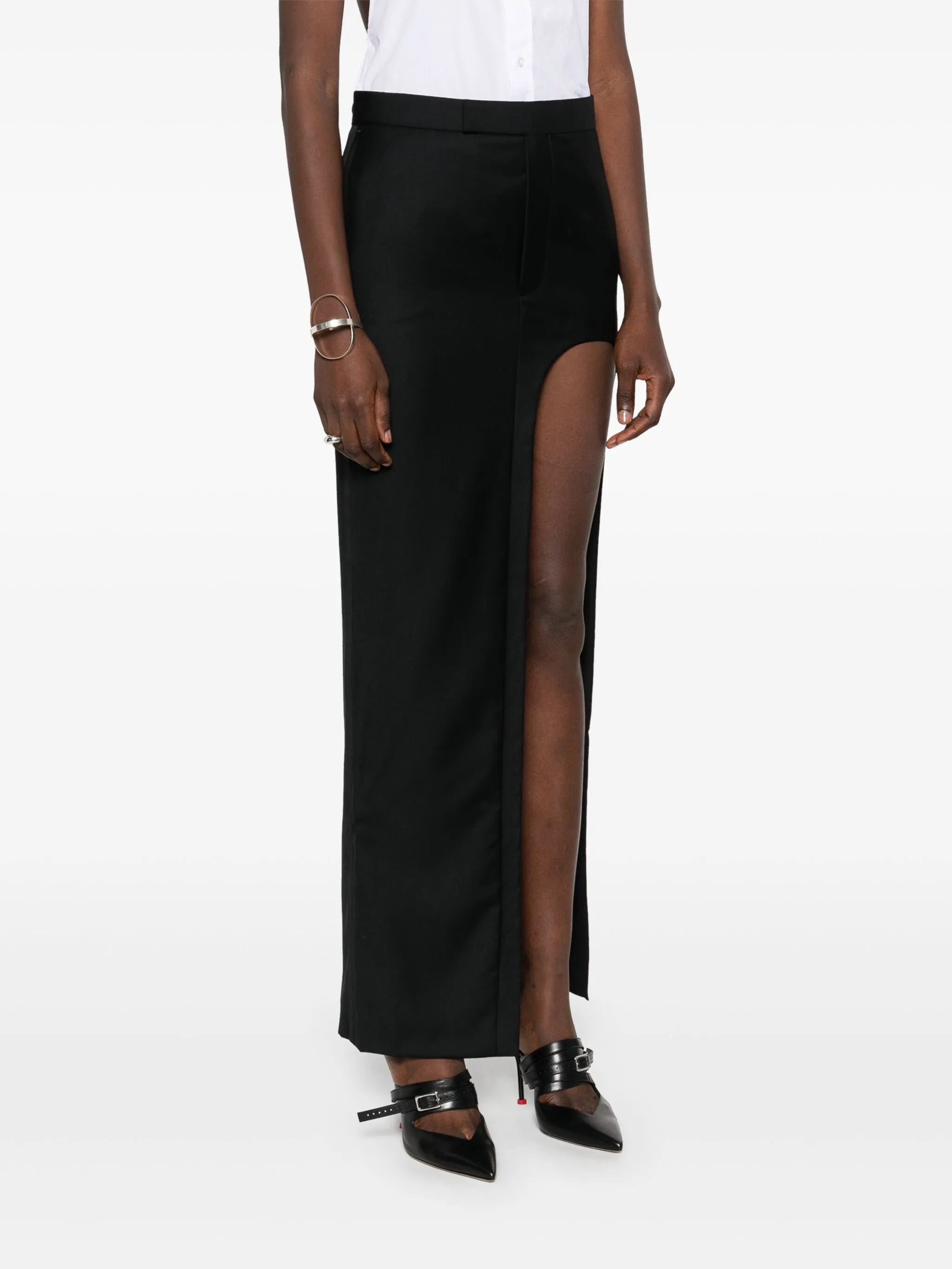 x Gieves & Hawkes Copeland midi skirt