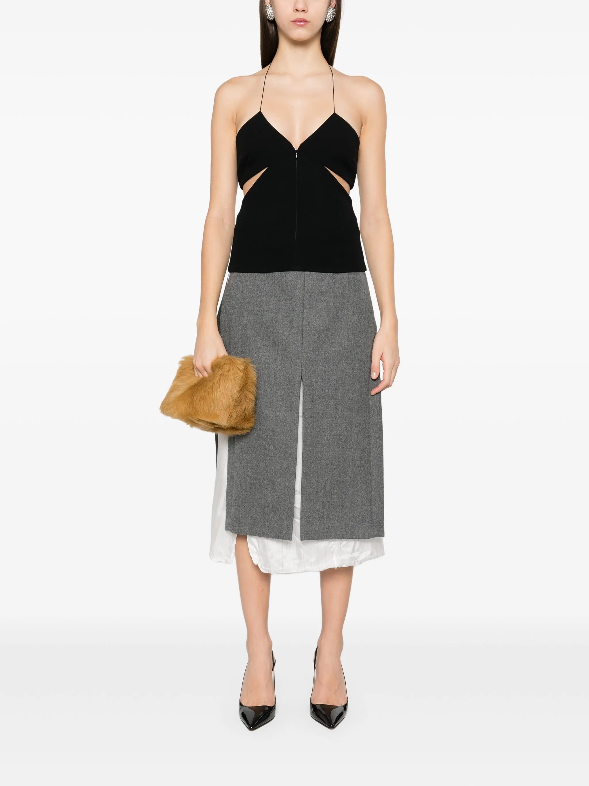 x Gieves & Hawkes Capote top