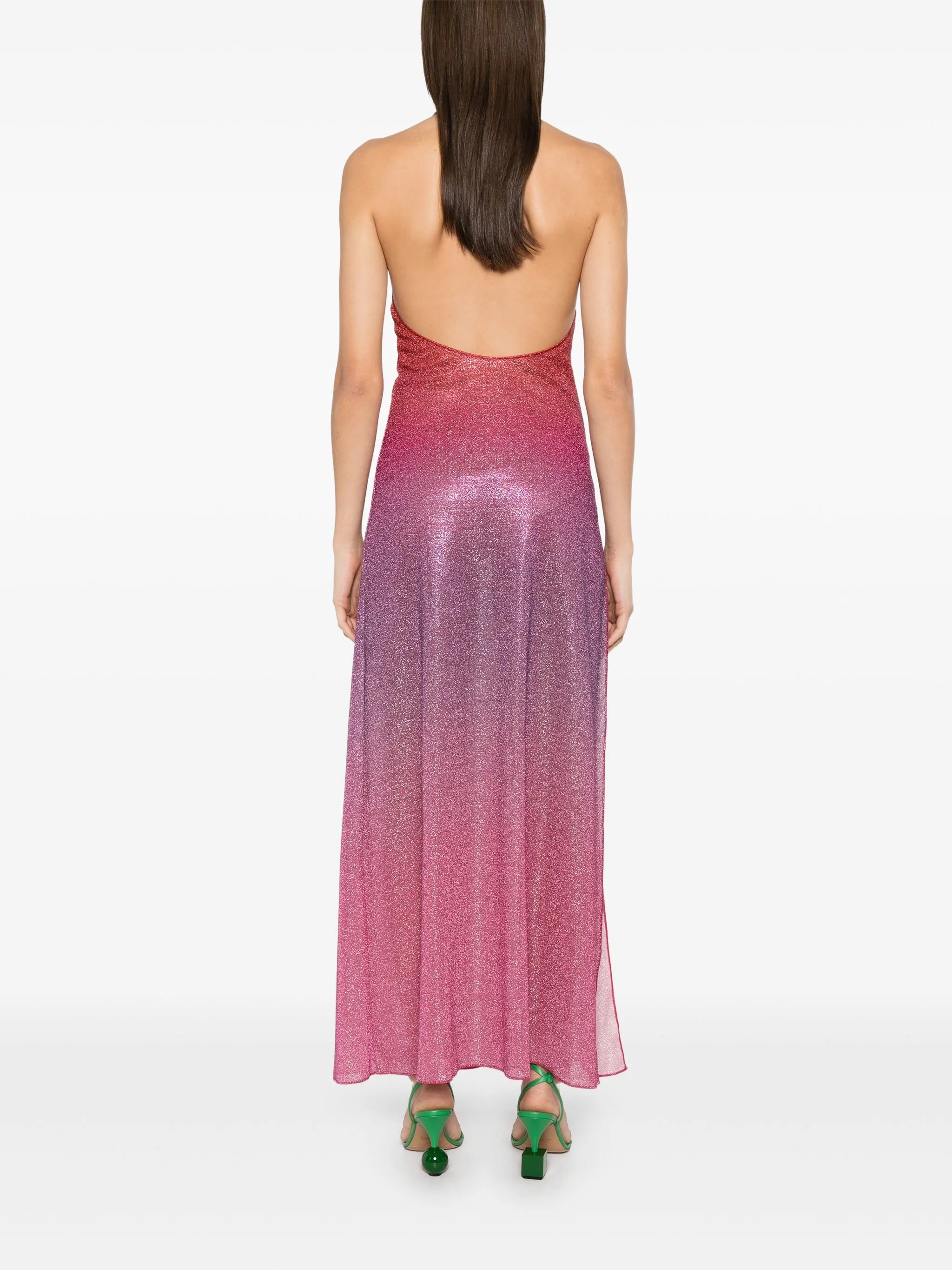 lurex midi dress