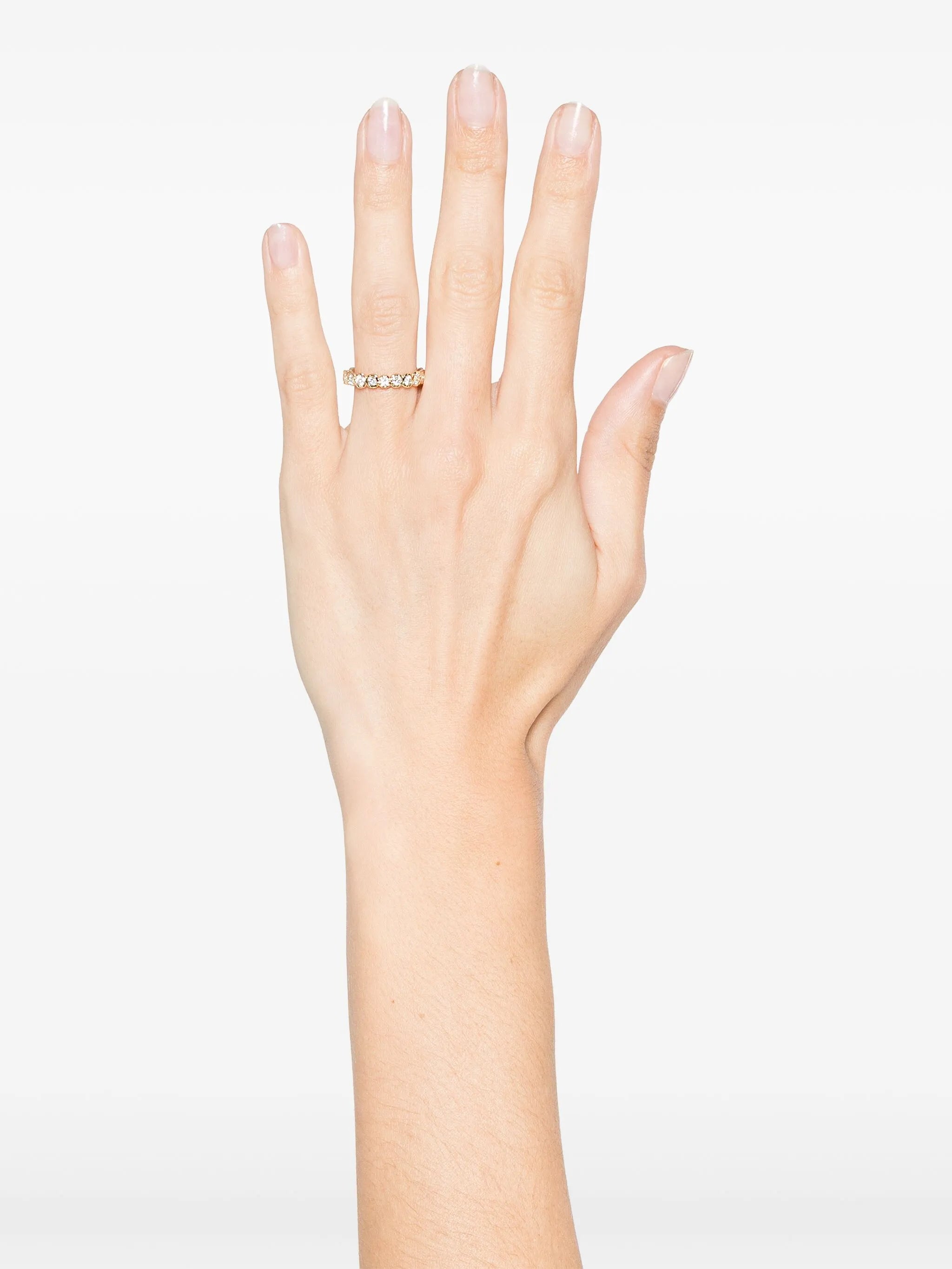 14K yellow gold Alfa diamond ring