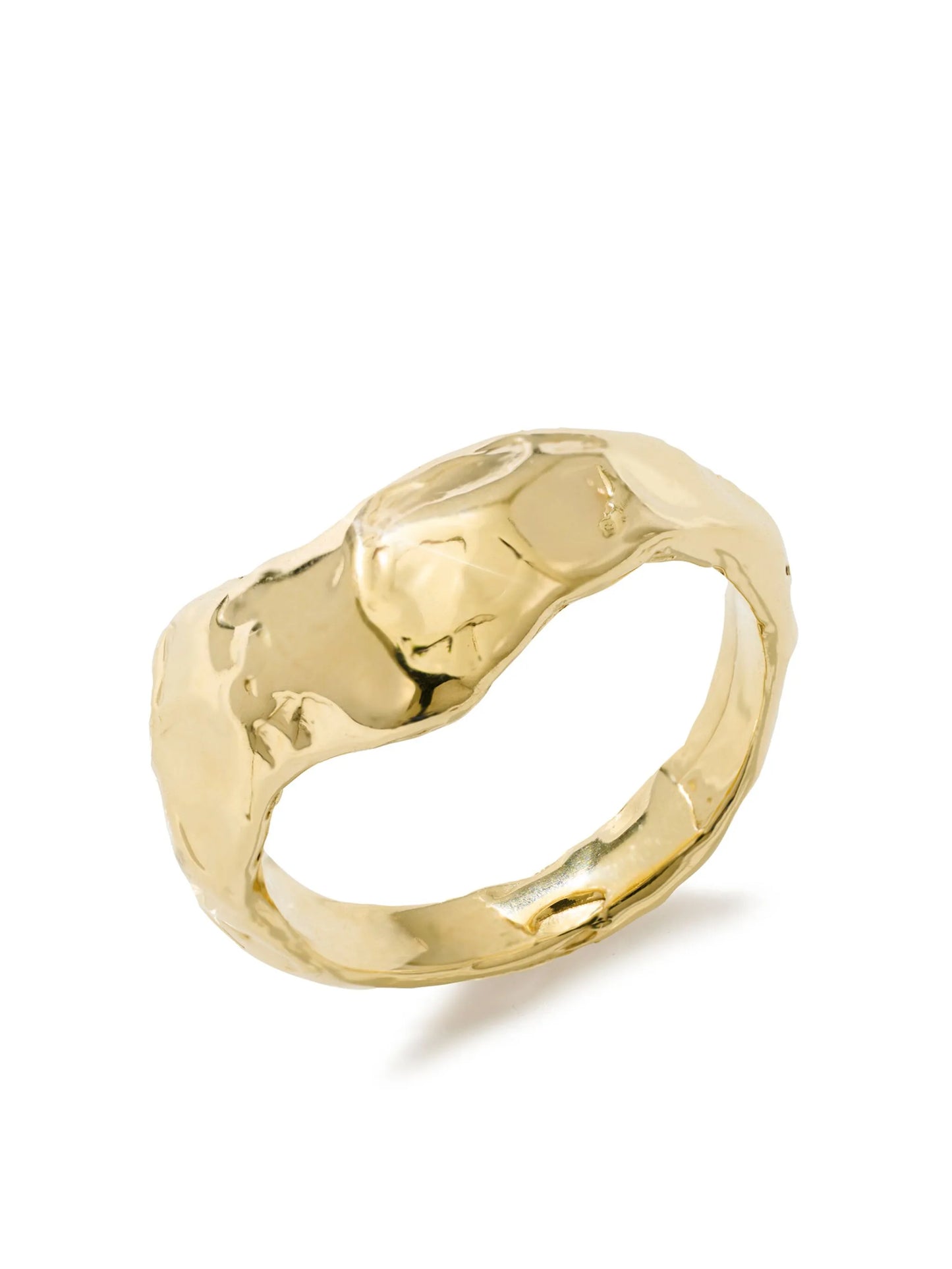 14K yellow gold Ray ring