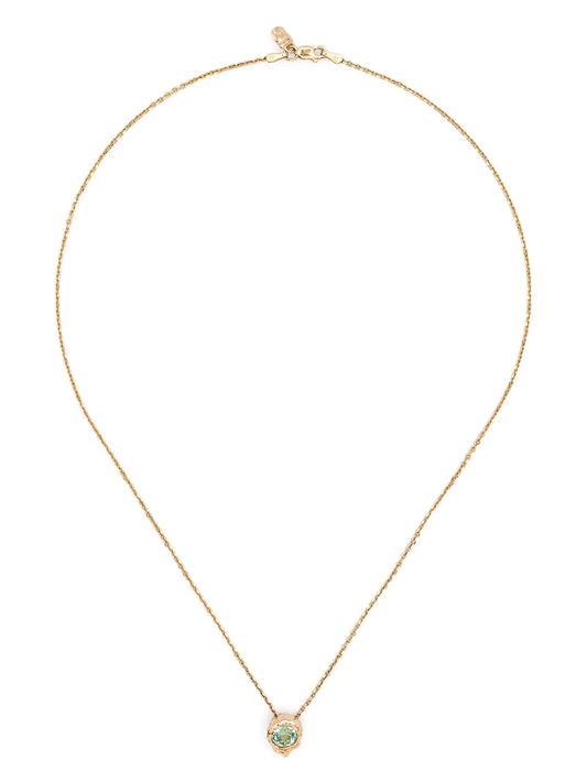 14K yellow gold Alfa tourmaline necklace