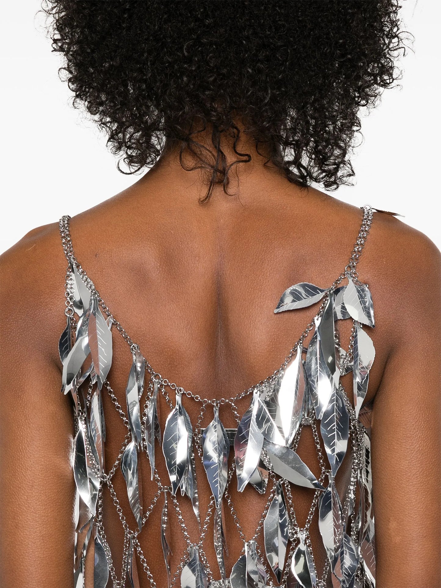 chainmail scoop-neck top