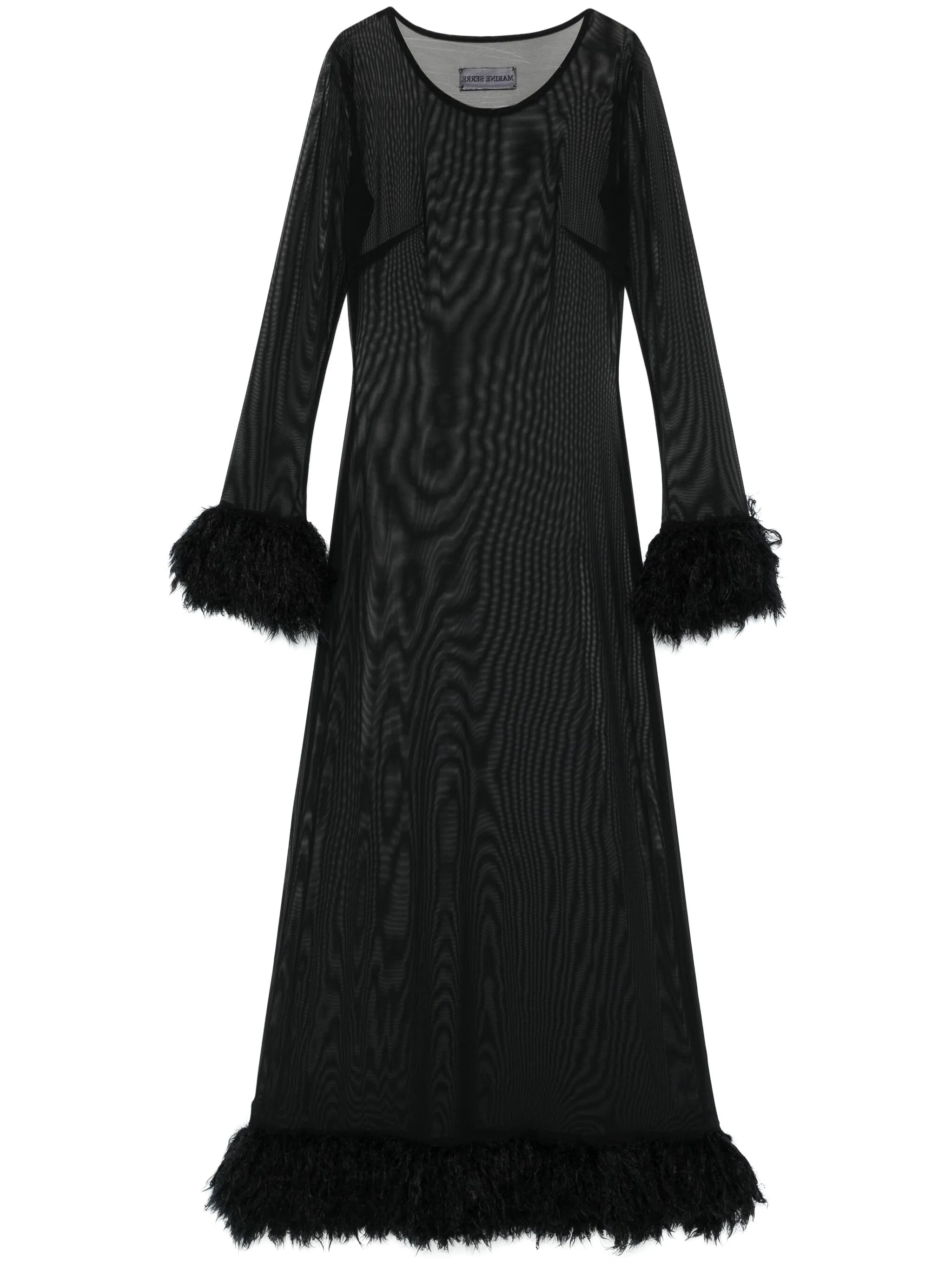 semi-sheer maxi dress