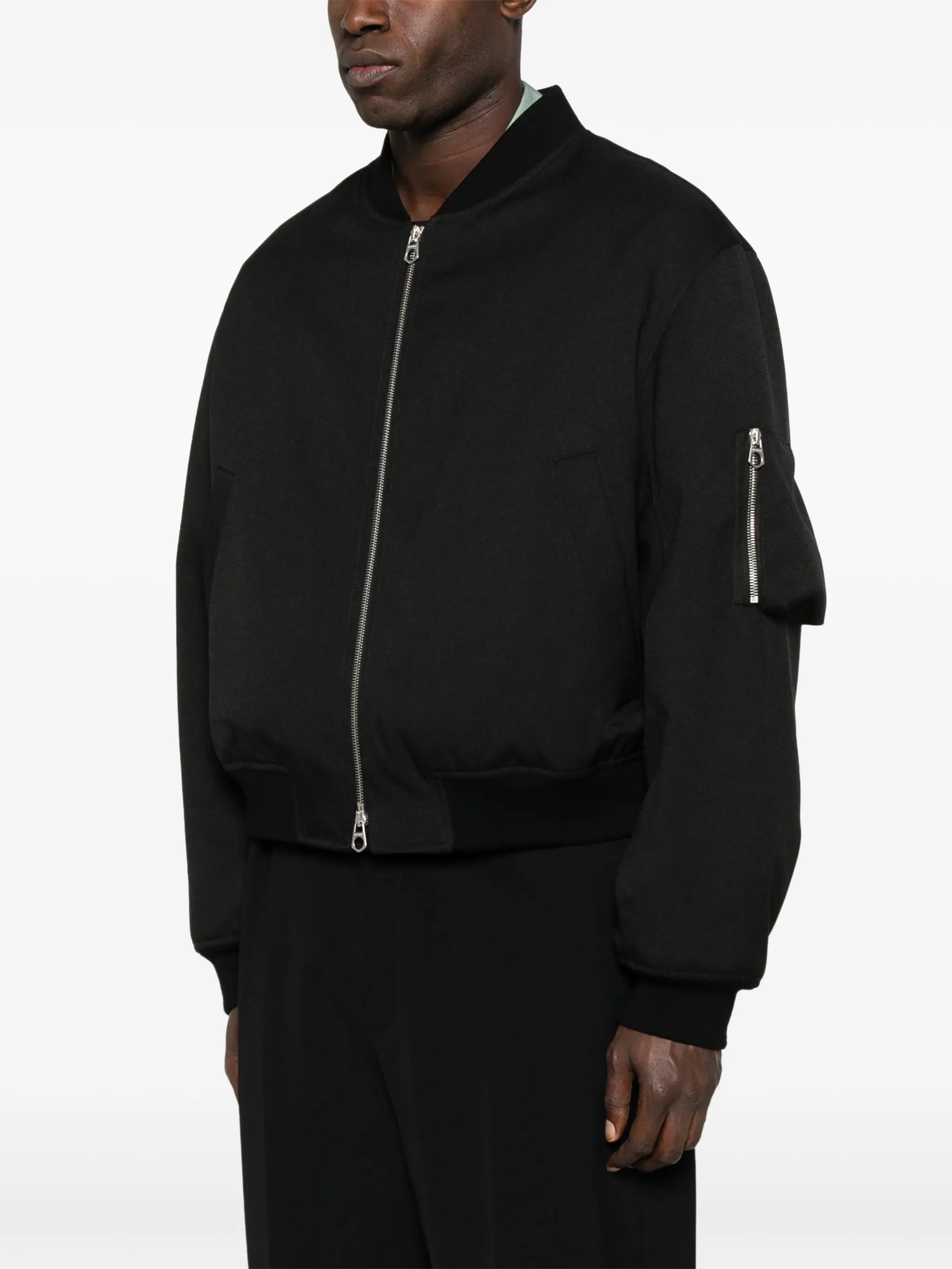 padded bomber jacket