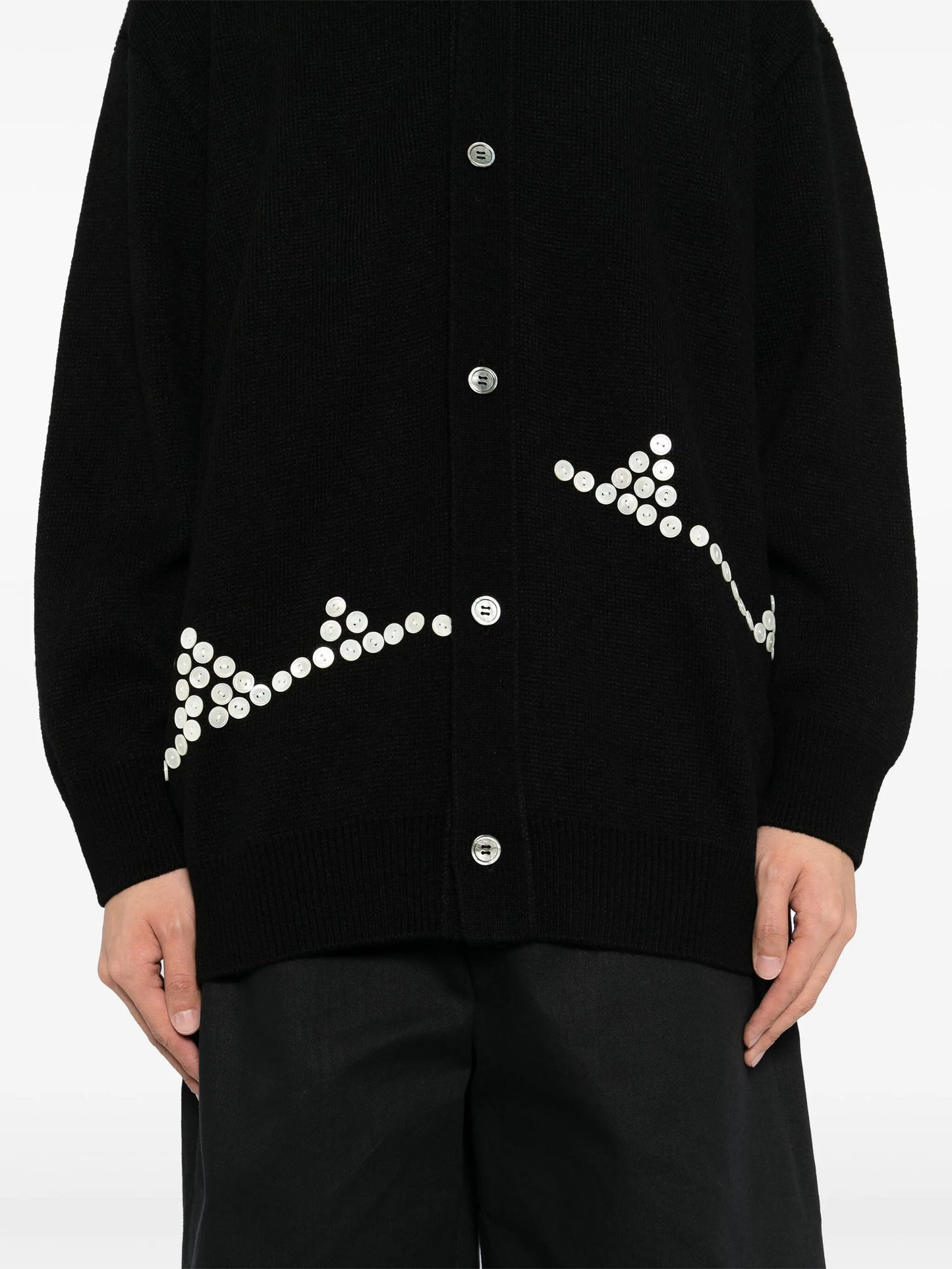 buttons cardigan