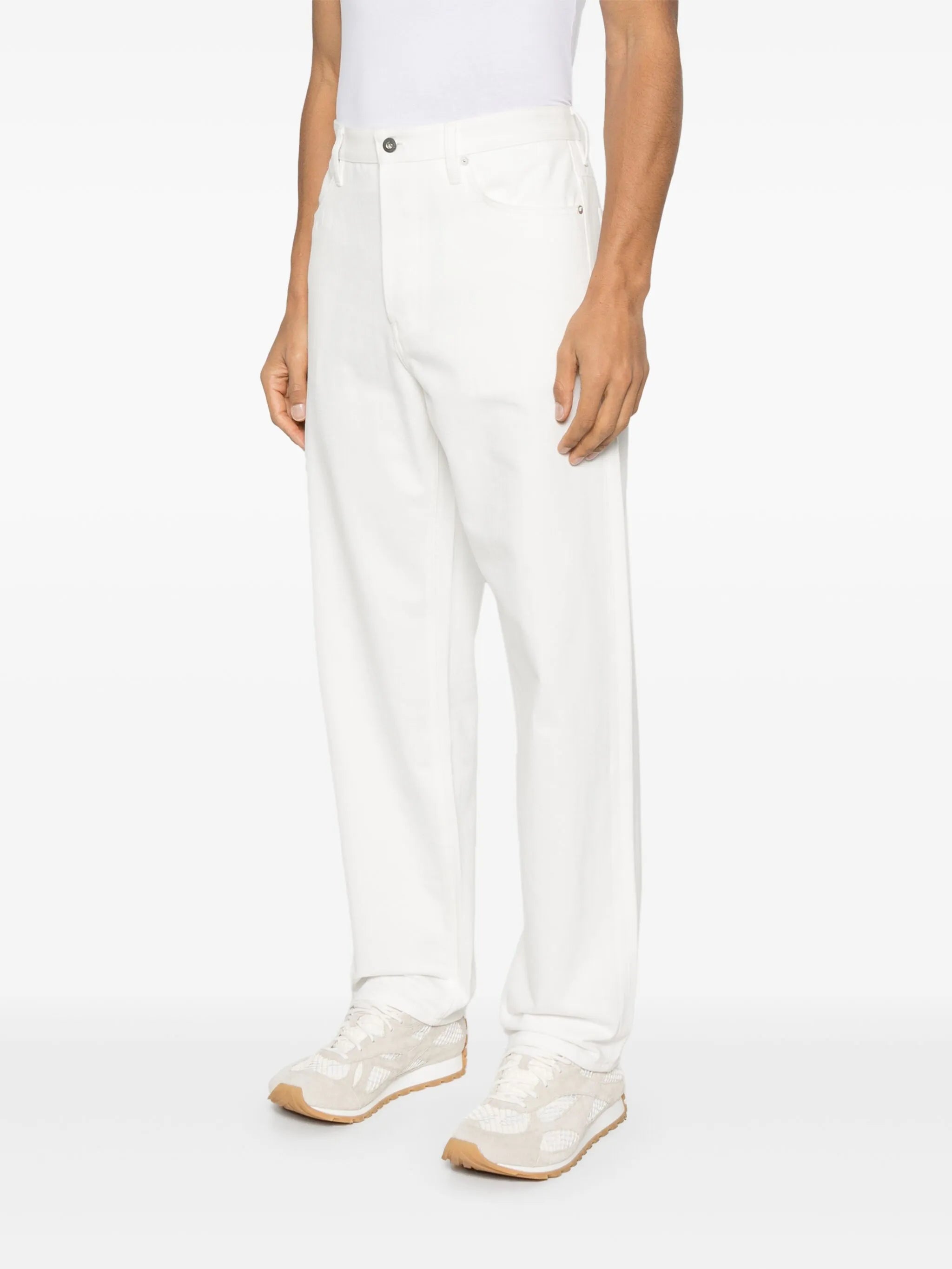 straight-leg jeans