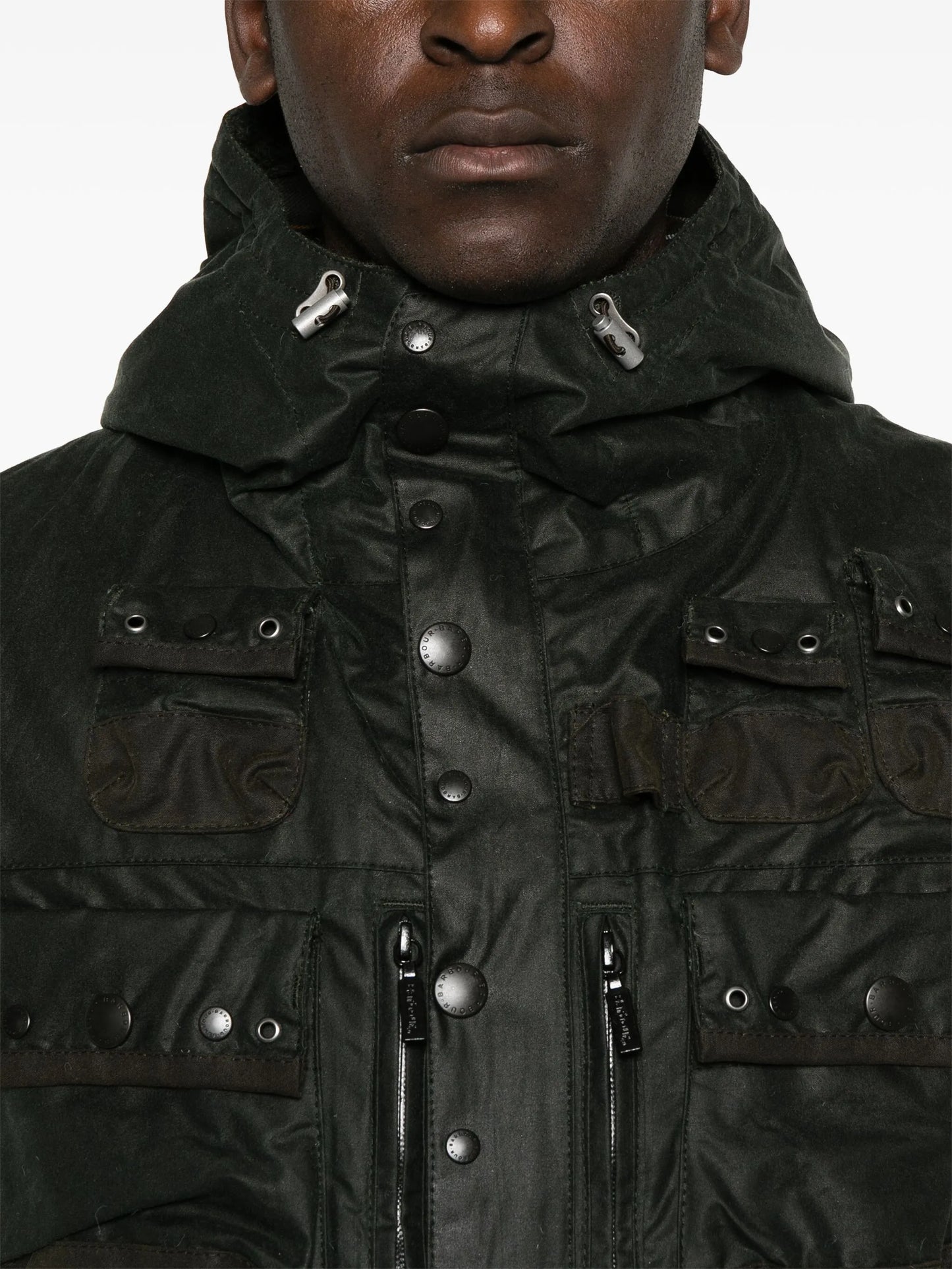 x TO KI TO waxed military jacket