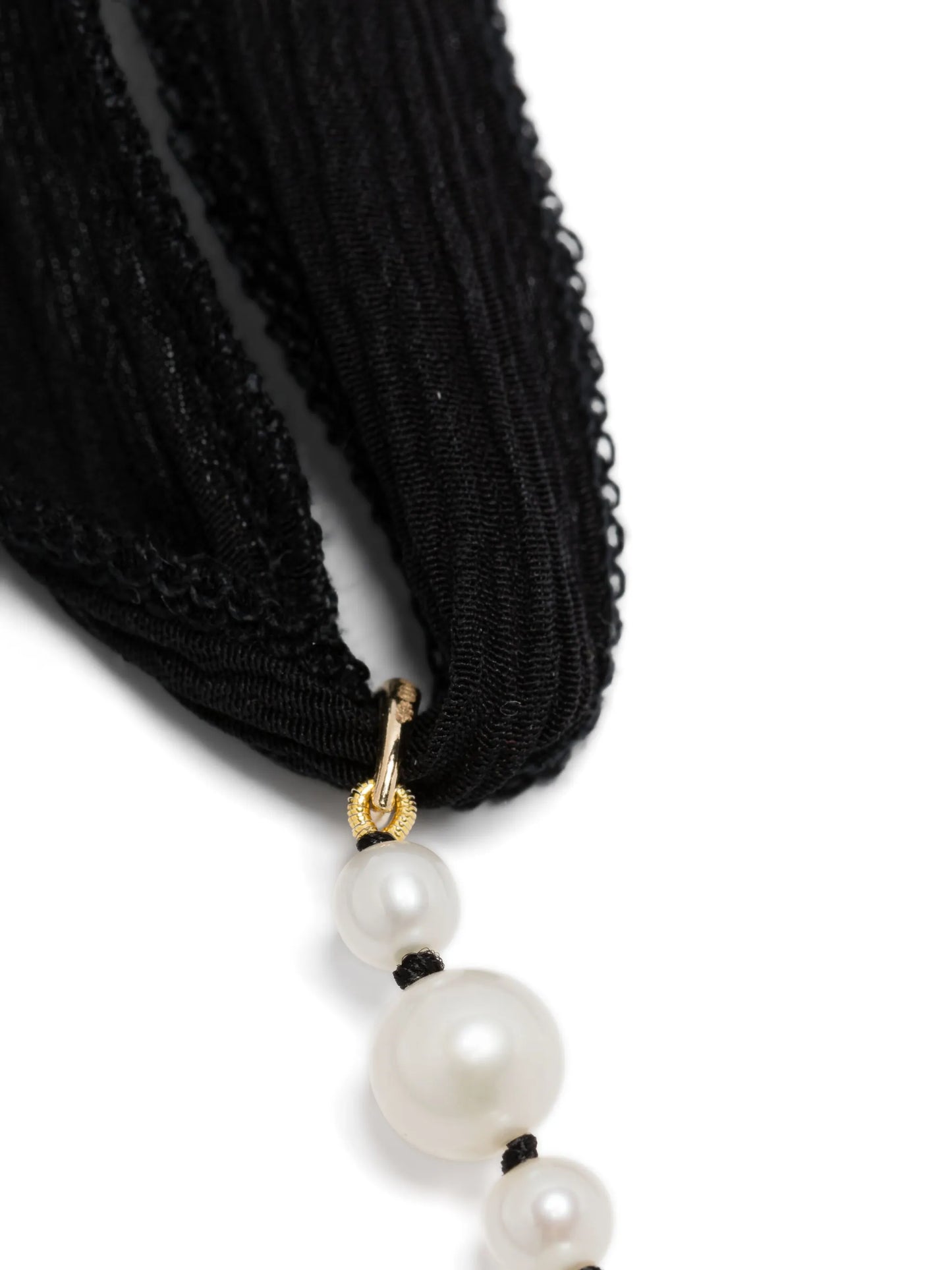 14kt yellow gold pearl necklace