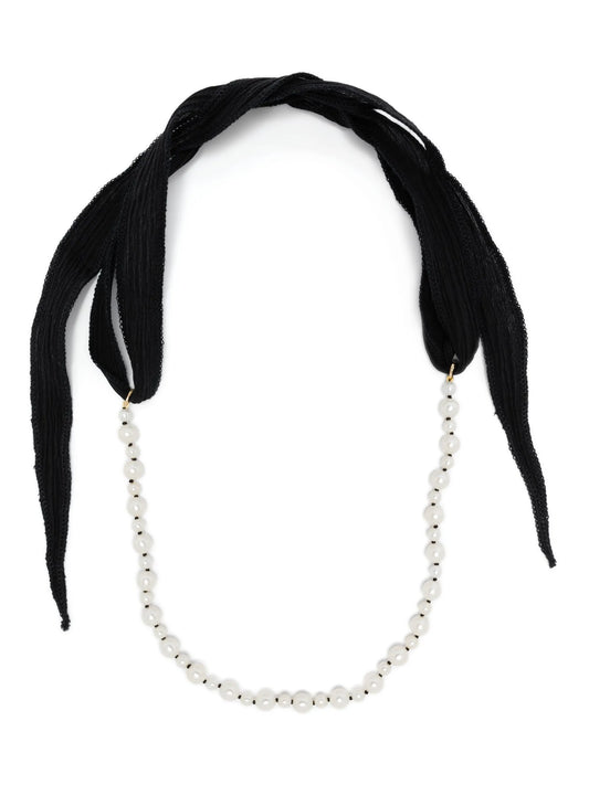 14kt yellow gold pearl necklace