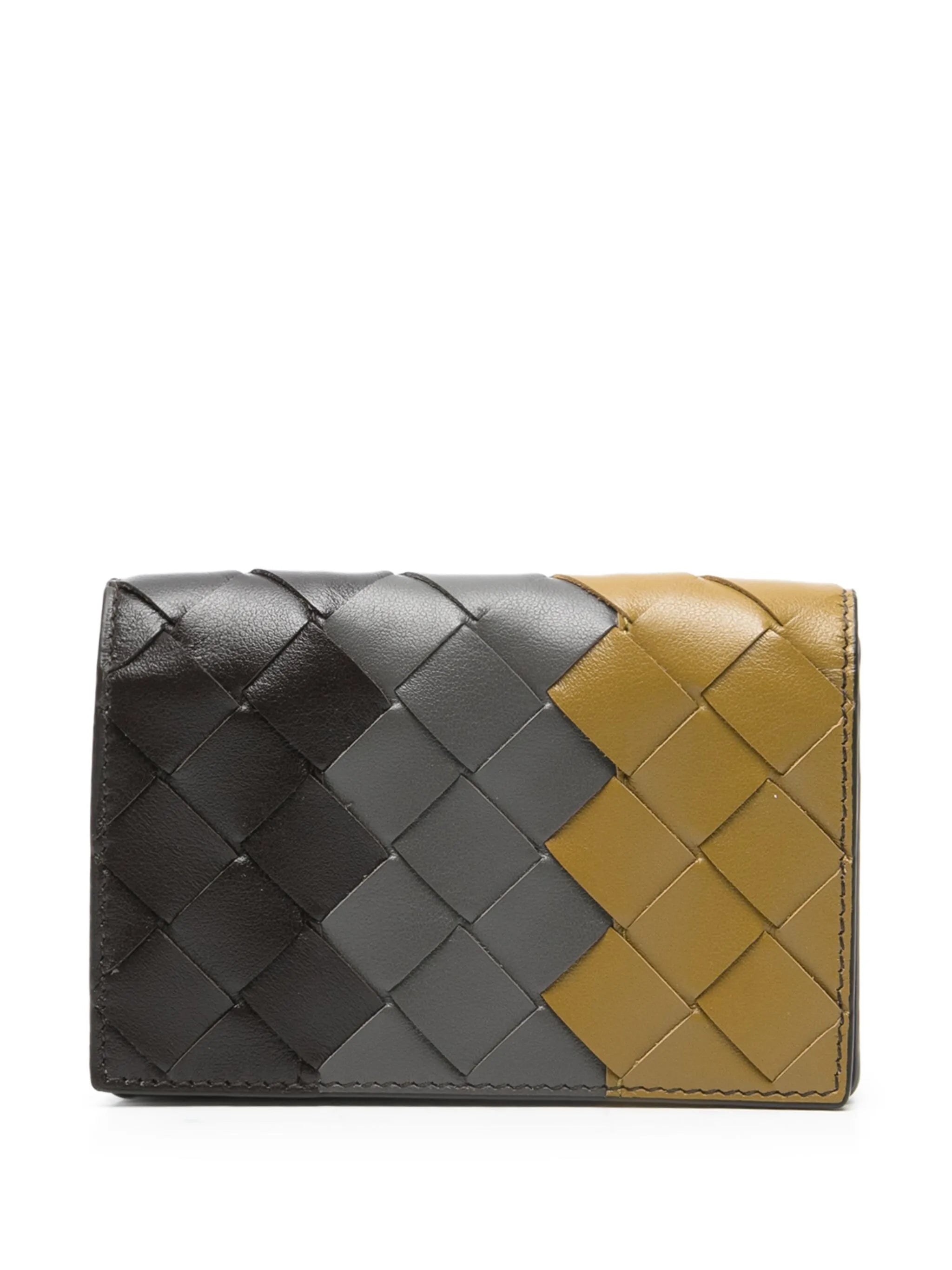 Intrecciato card holder