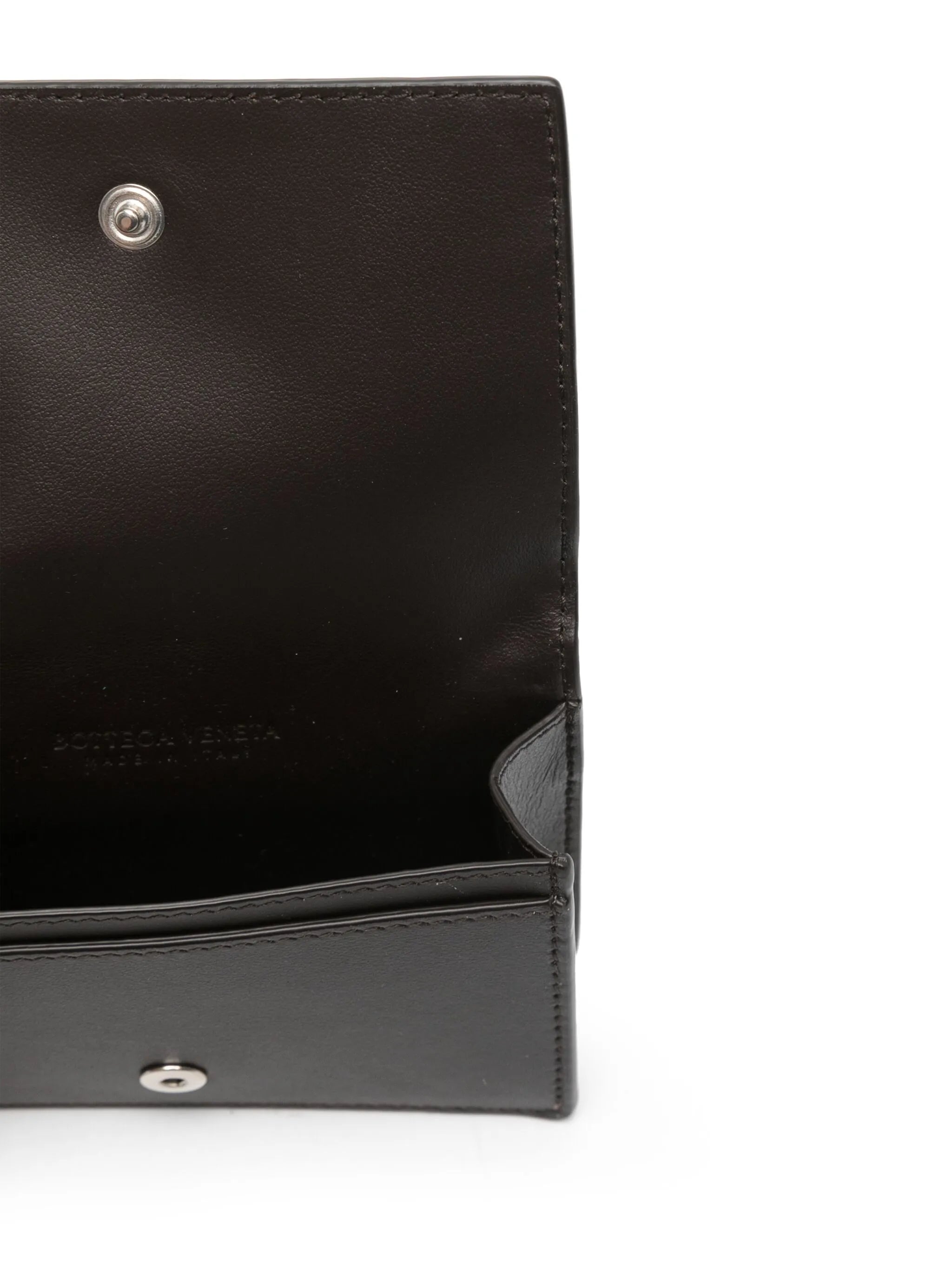 Intrecciato card holder