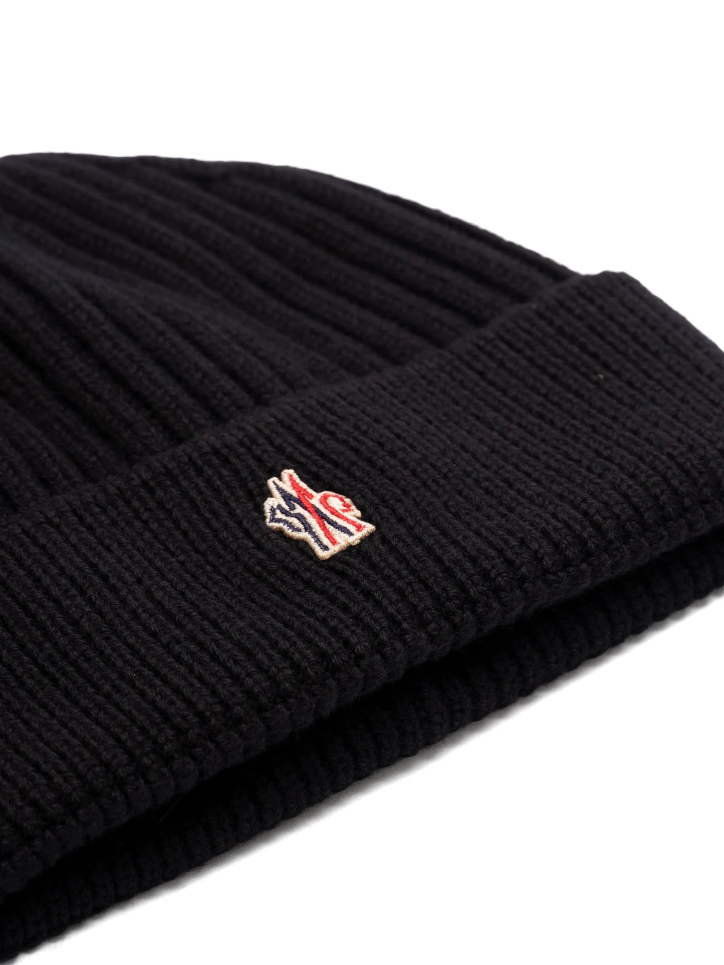 logo-patch beanie hat