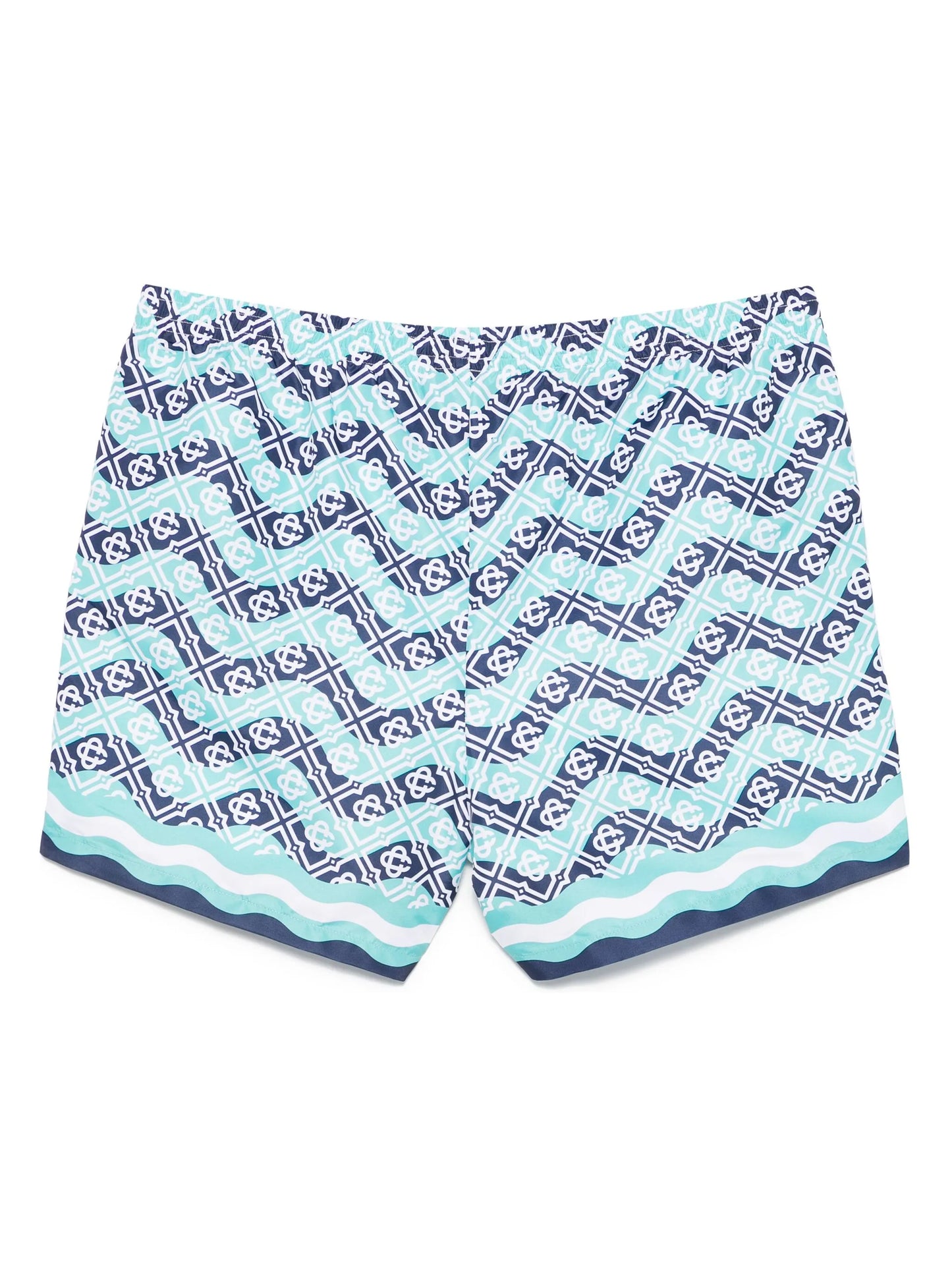 printed swim shorts