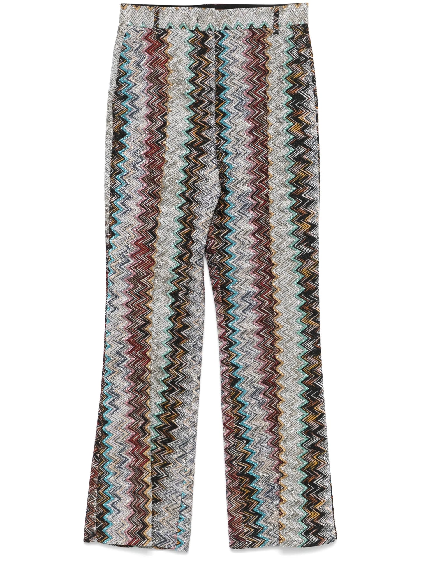 zigzag-design trousers
