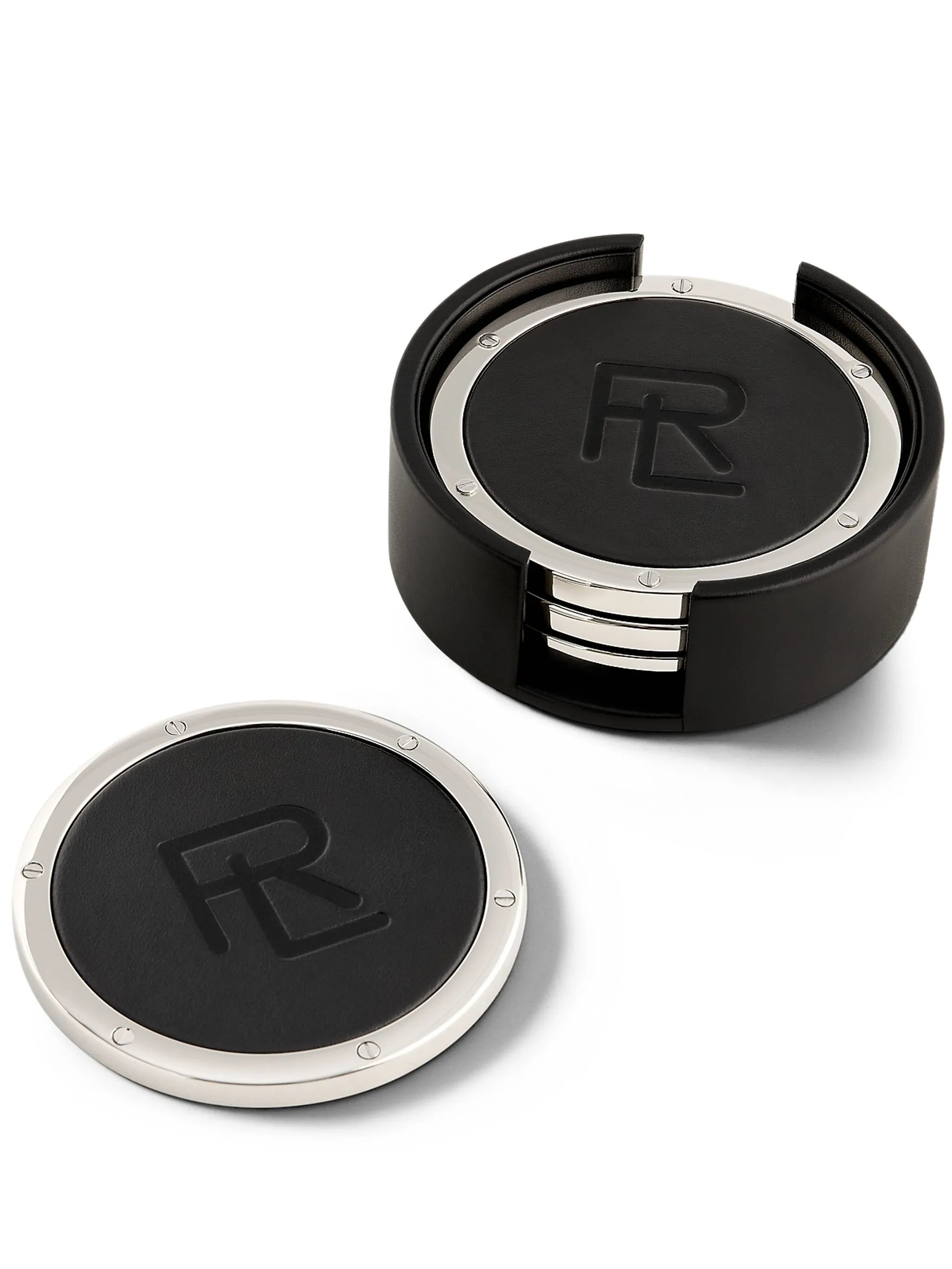 Stacked RL coasters (set of four)