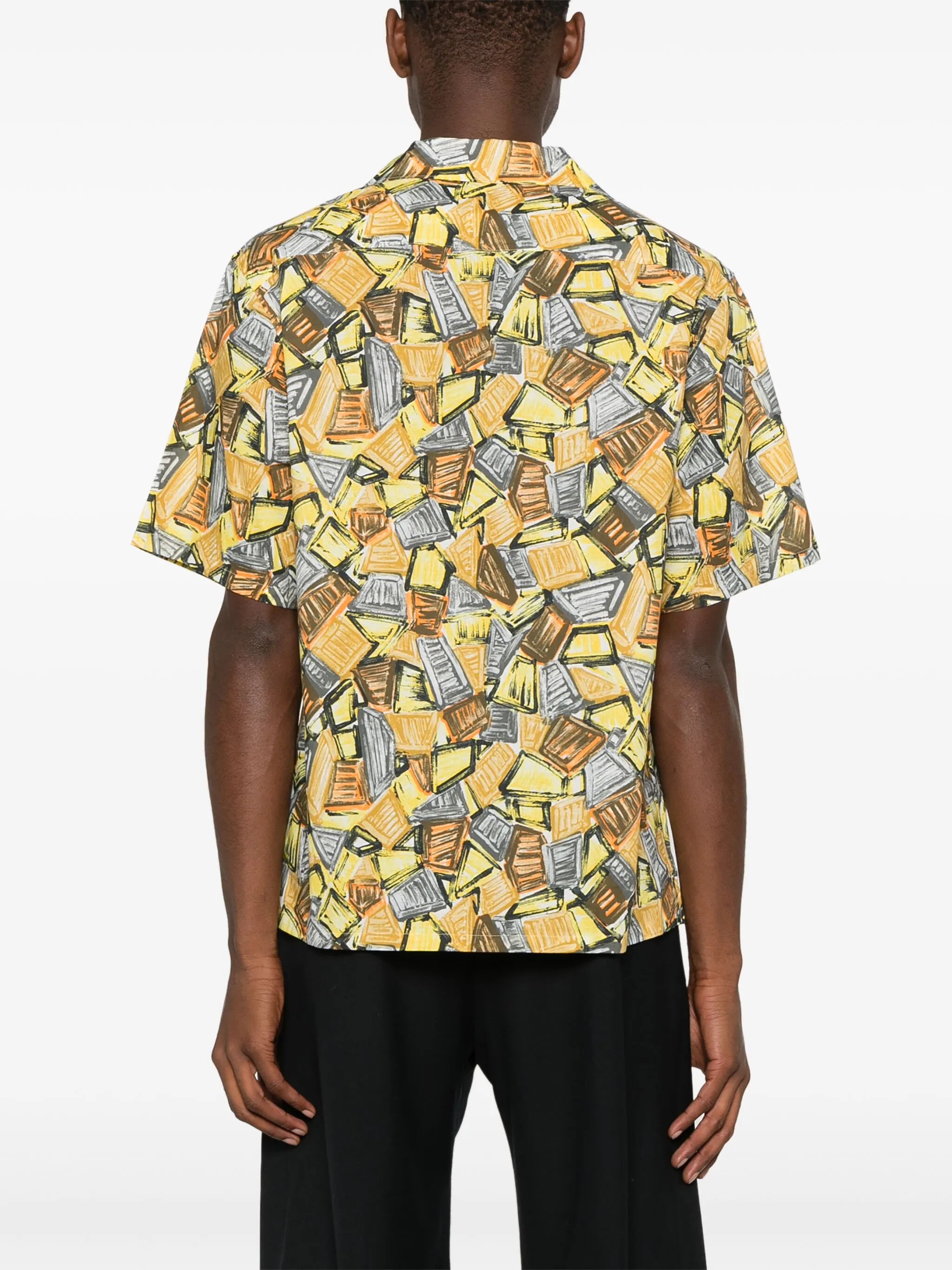 illustration-print shirt