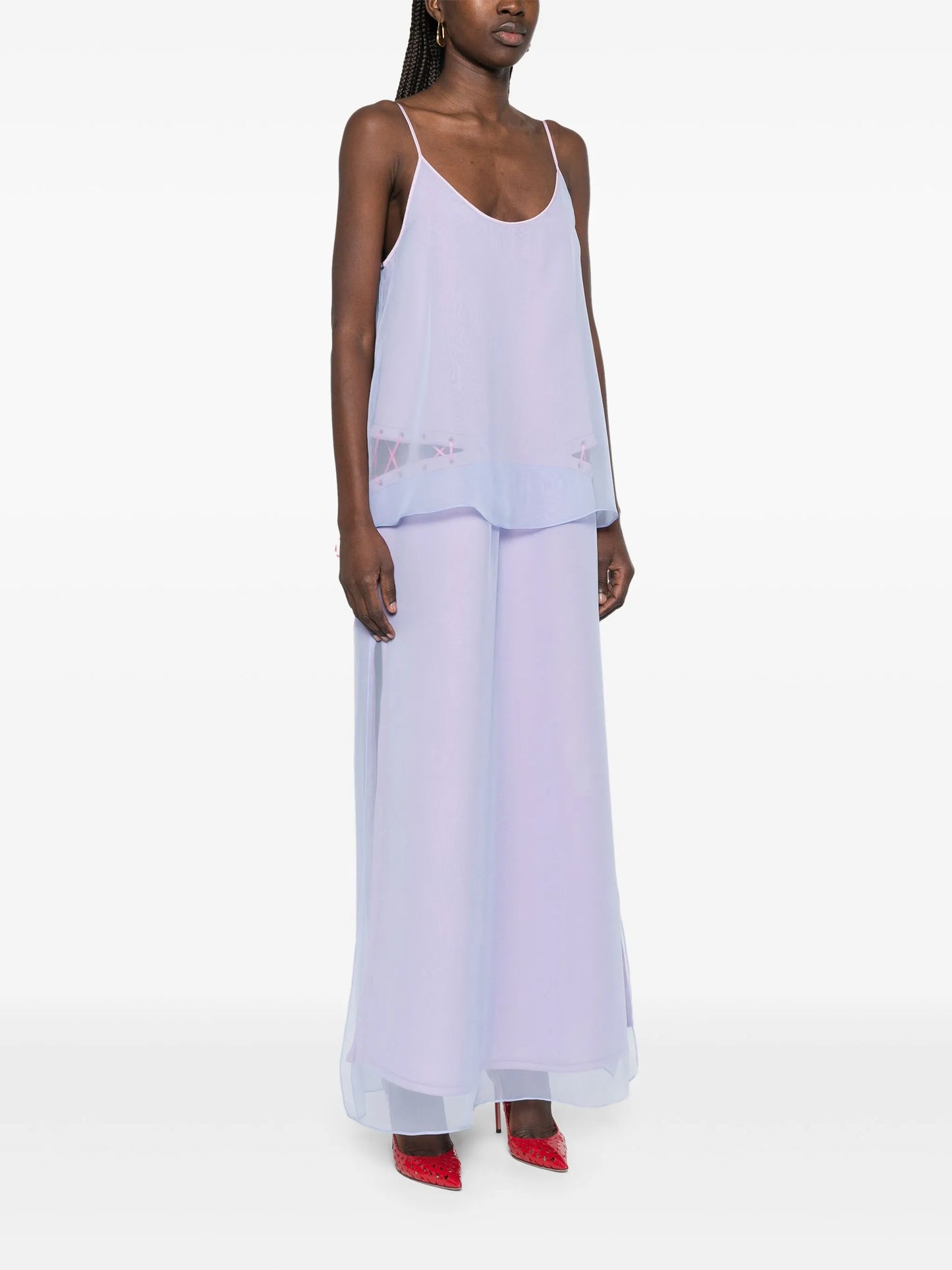 layered maxi dress