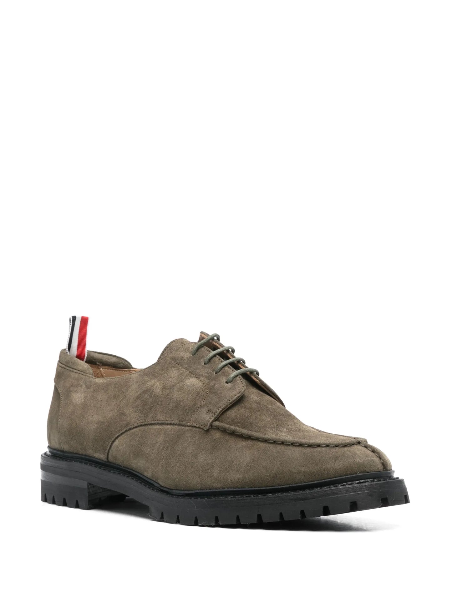 commando-sole apron-toe Derby shoes