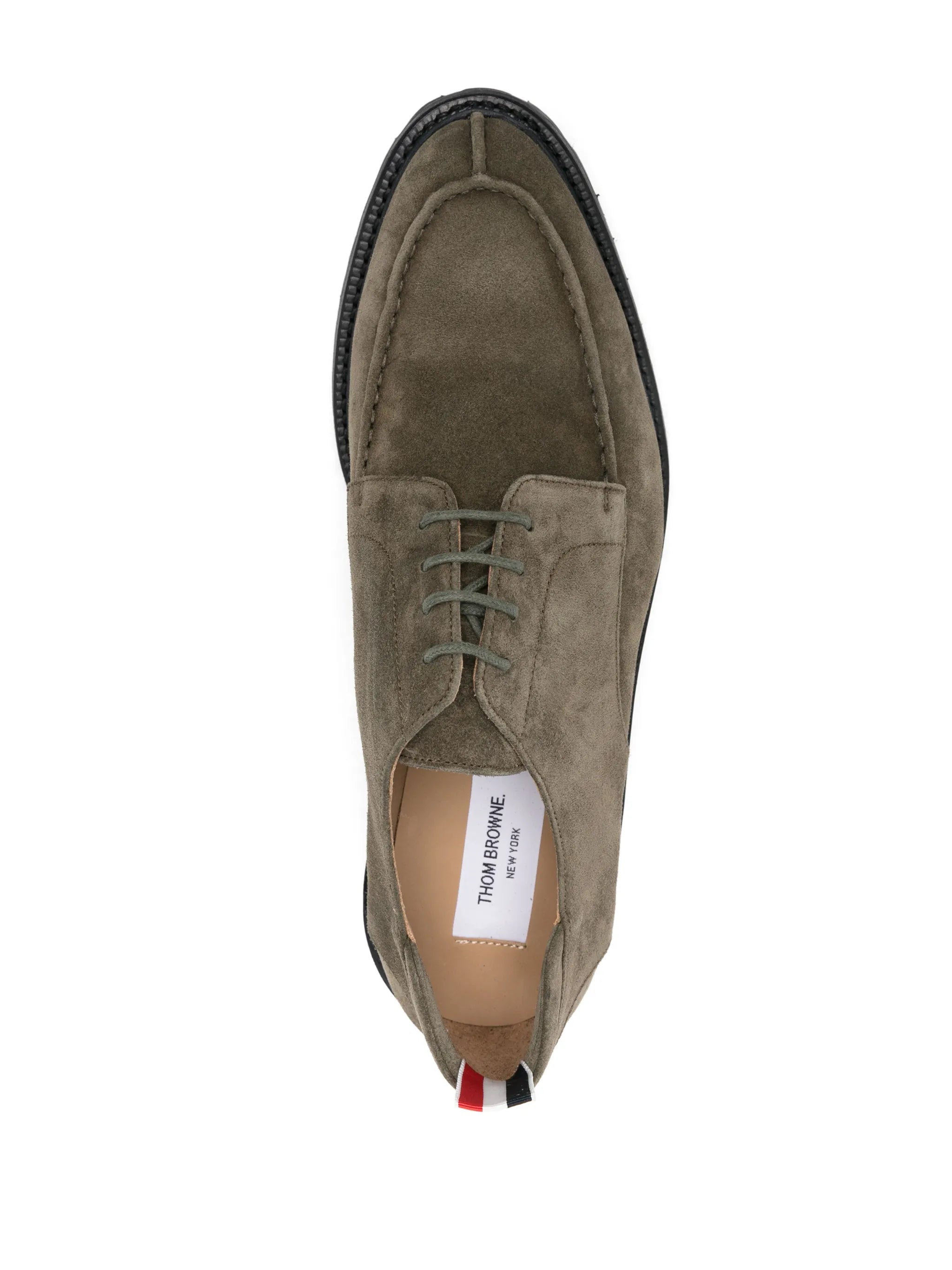 commando-sole apron-toe Derby shoes