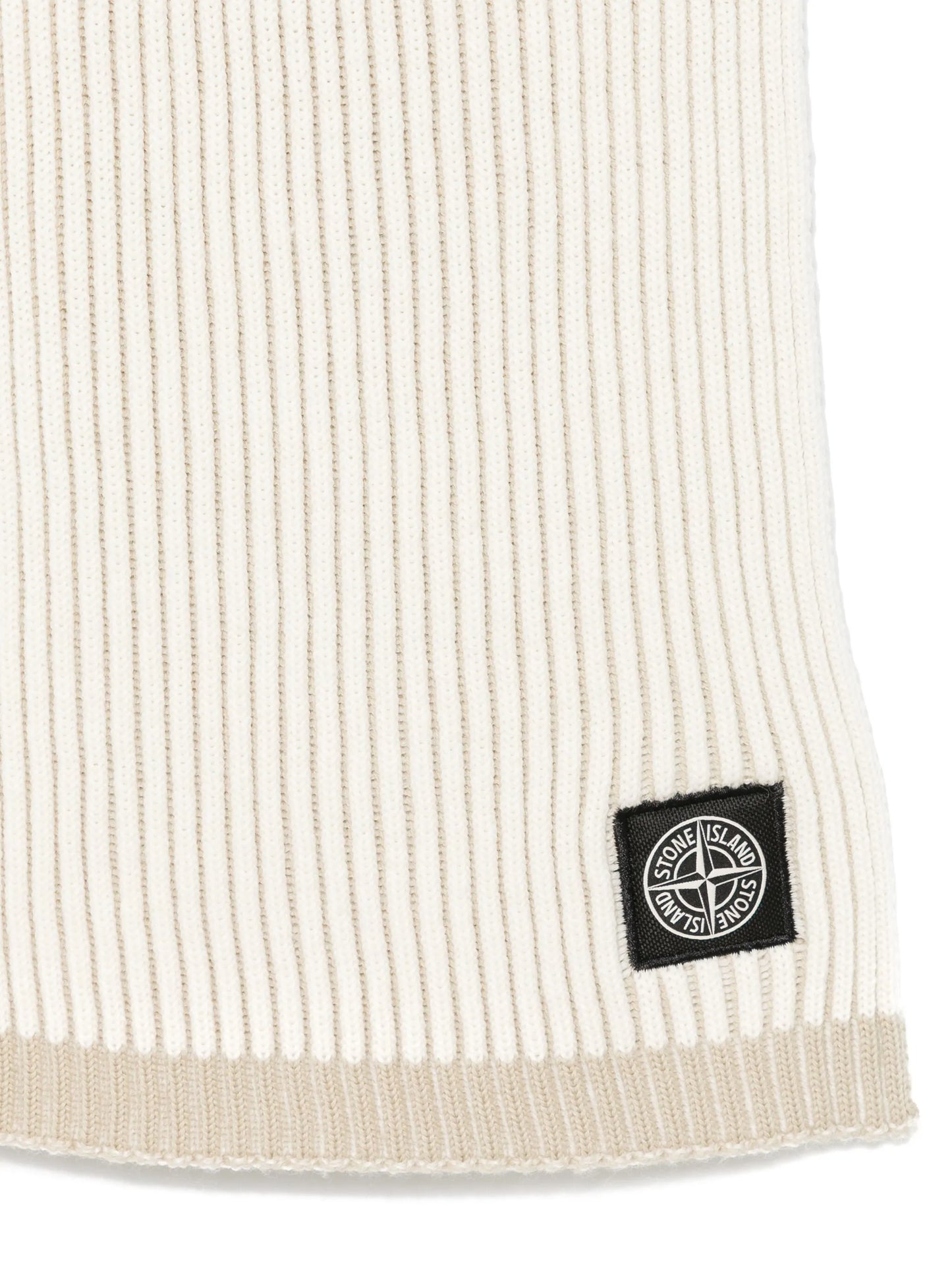 vanisé logo-patch scarf